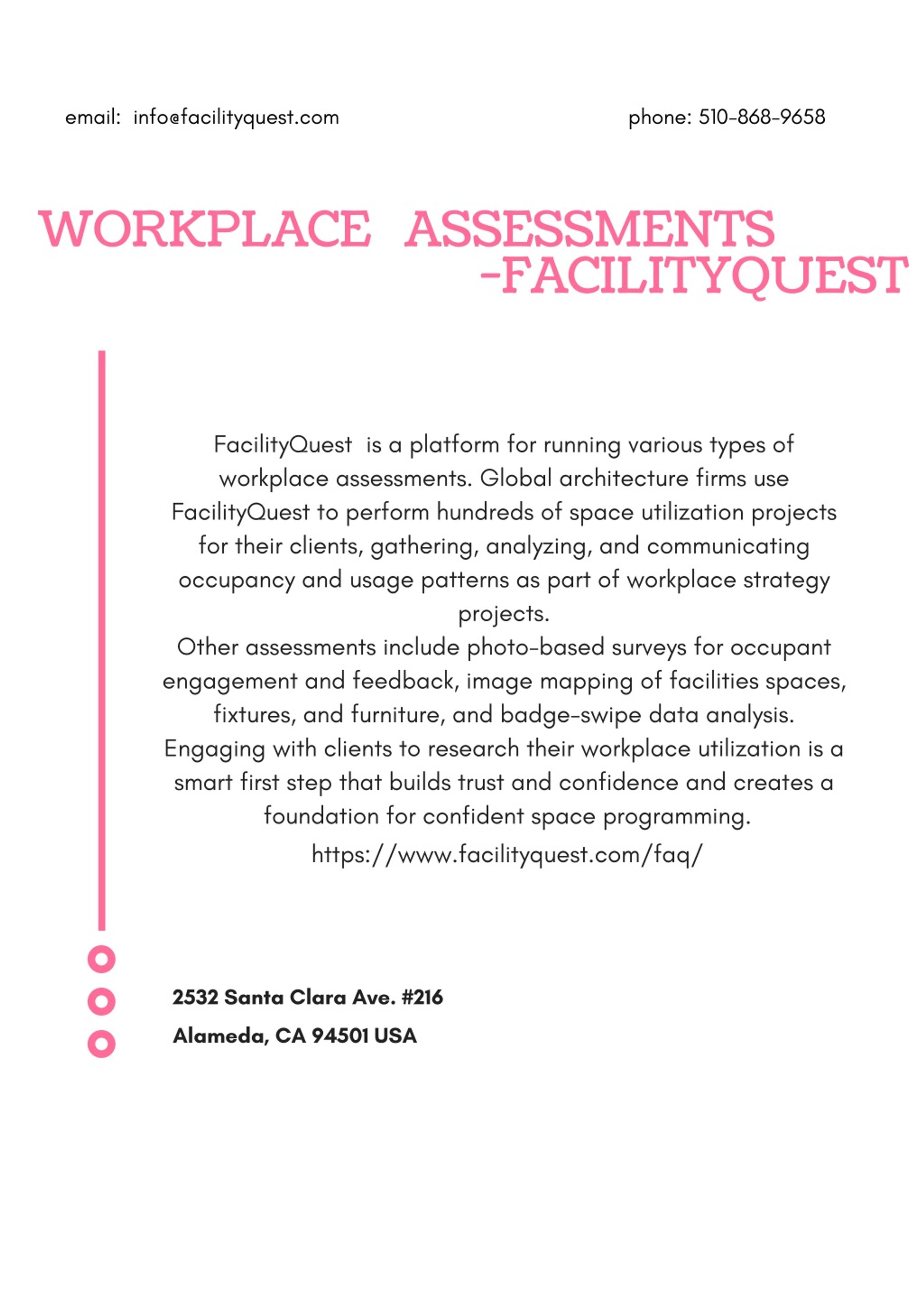 PPT Workplace Assessments FacilityQuest PowerPoint Presentation