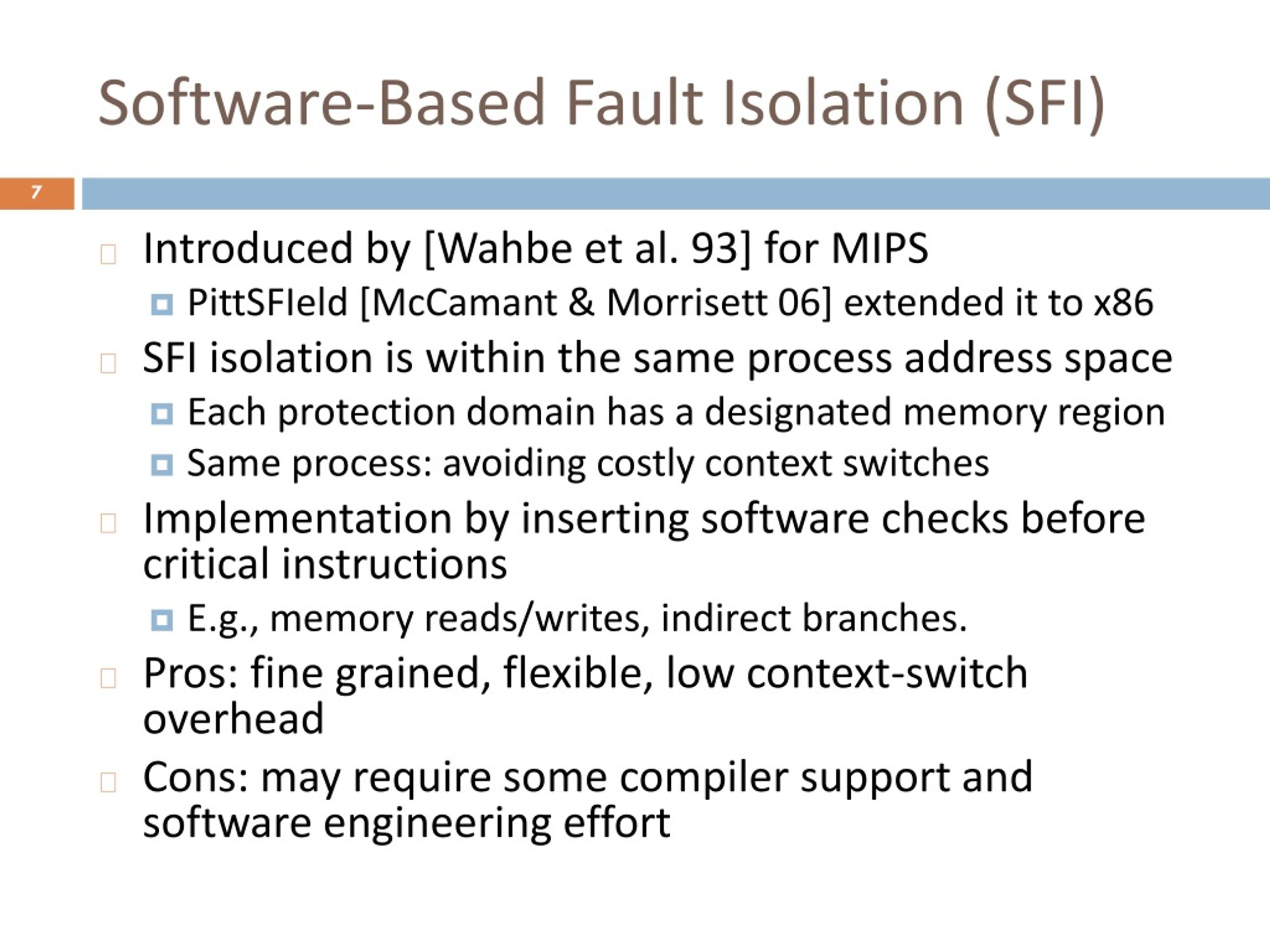 PPT Principles and Implementation Techniques of SoftwareBased Fault