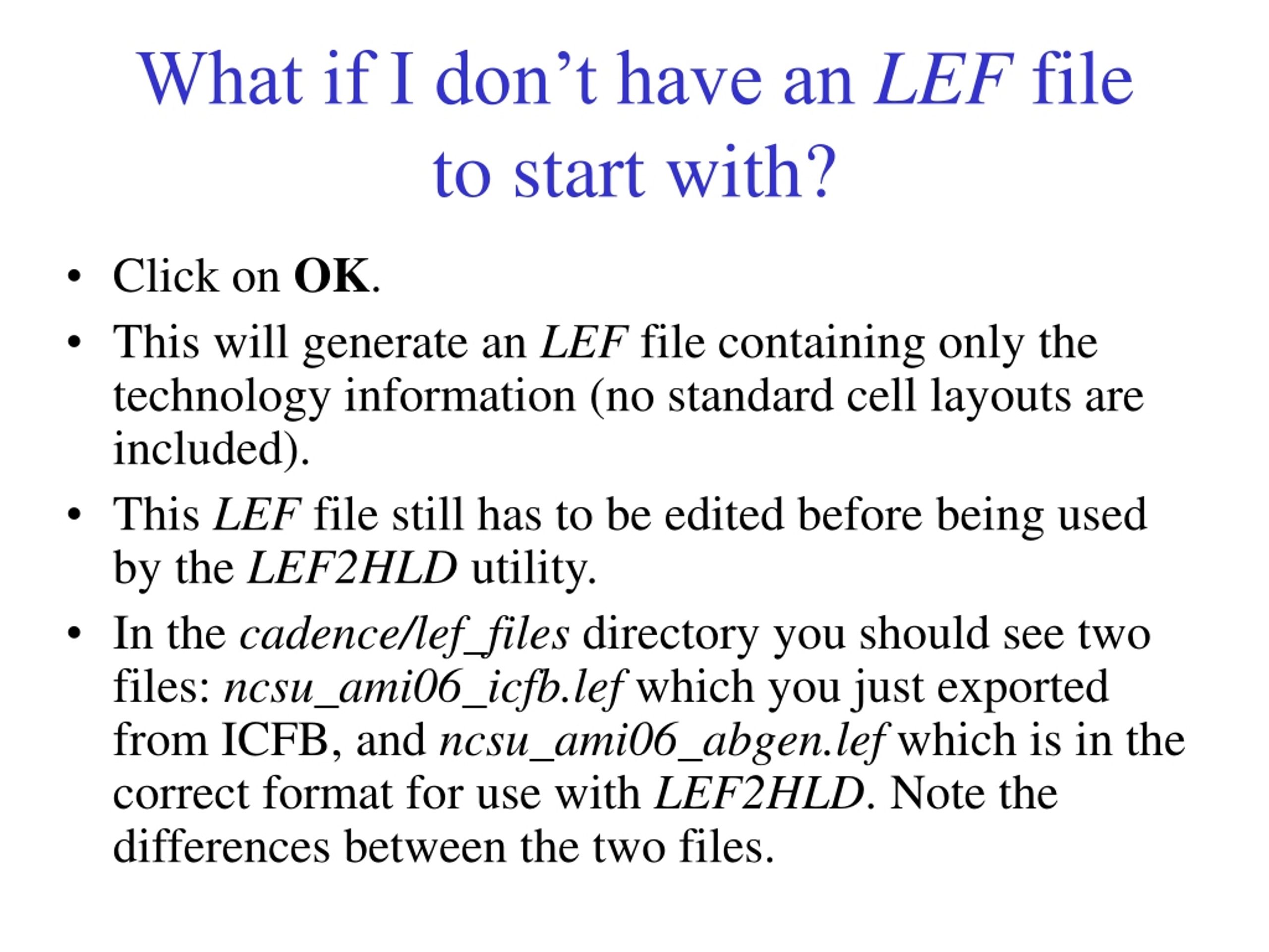 PPT Standard Cell Tutorial PowerPoint Presentation, free download