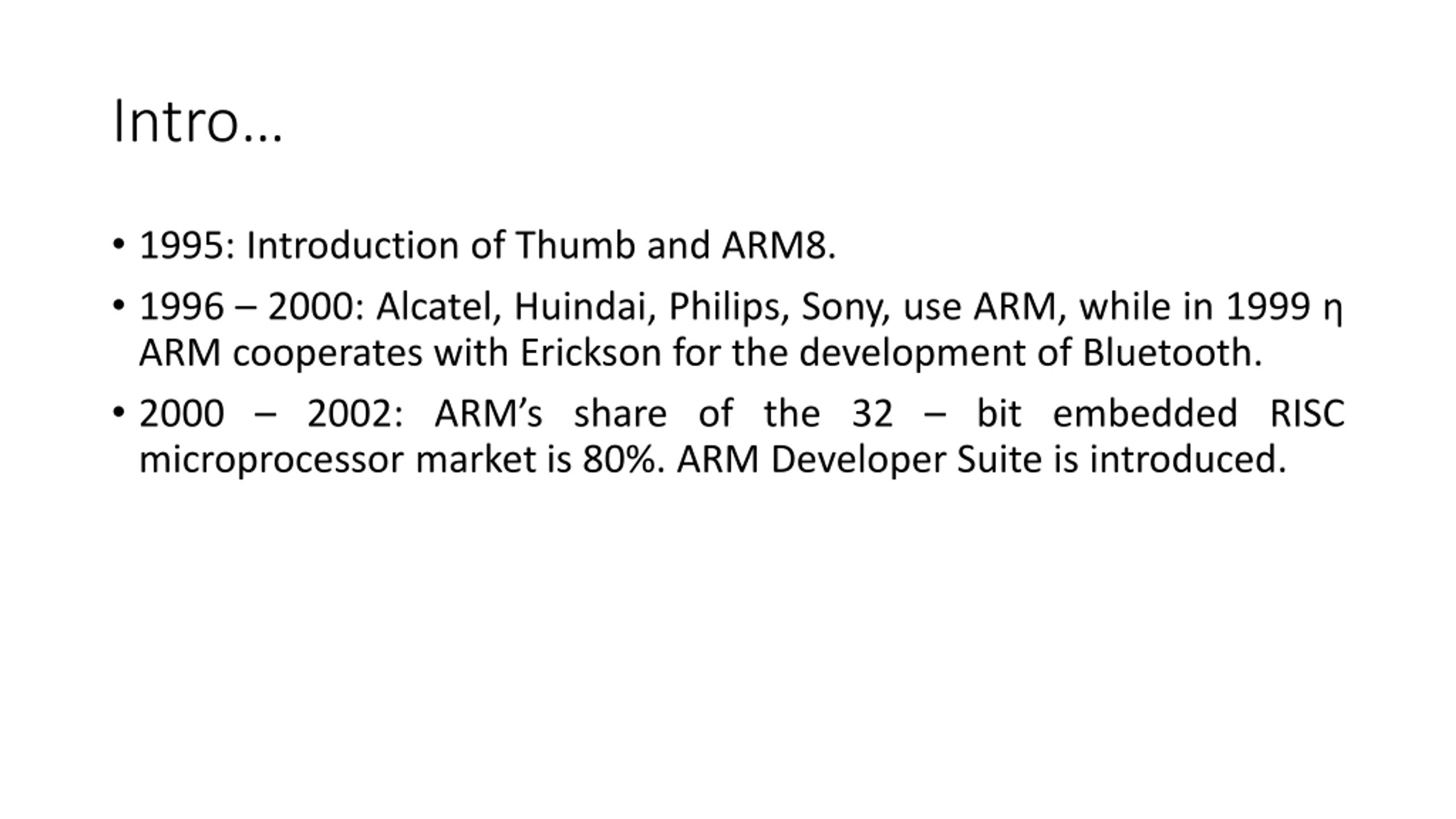 PPT Introduction to ARM processor PowerPoint Presentation, free