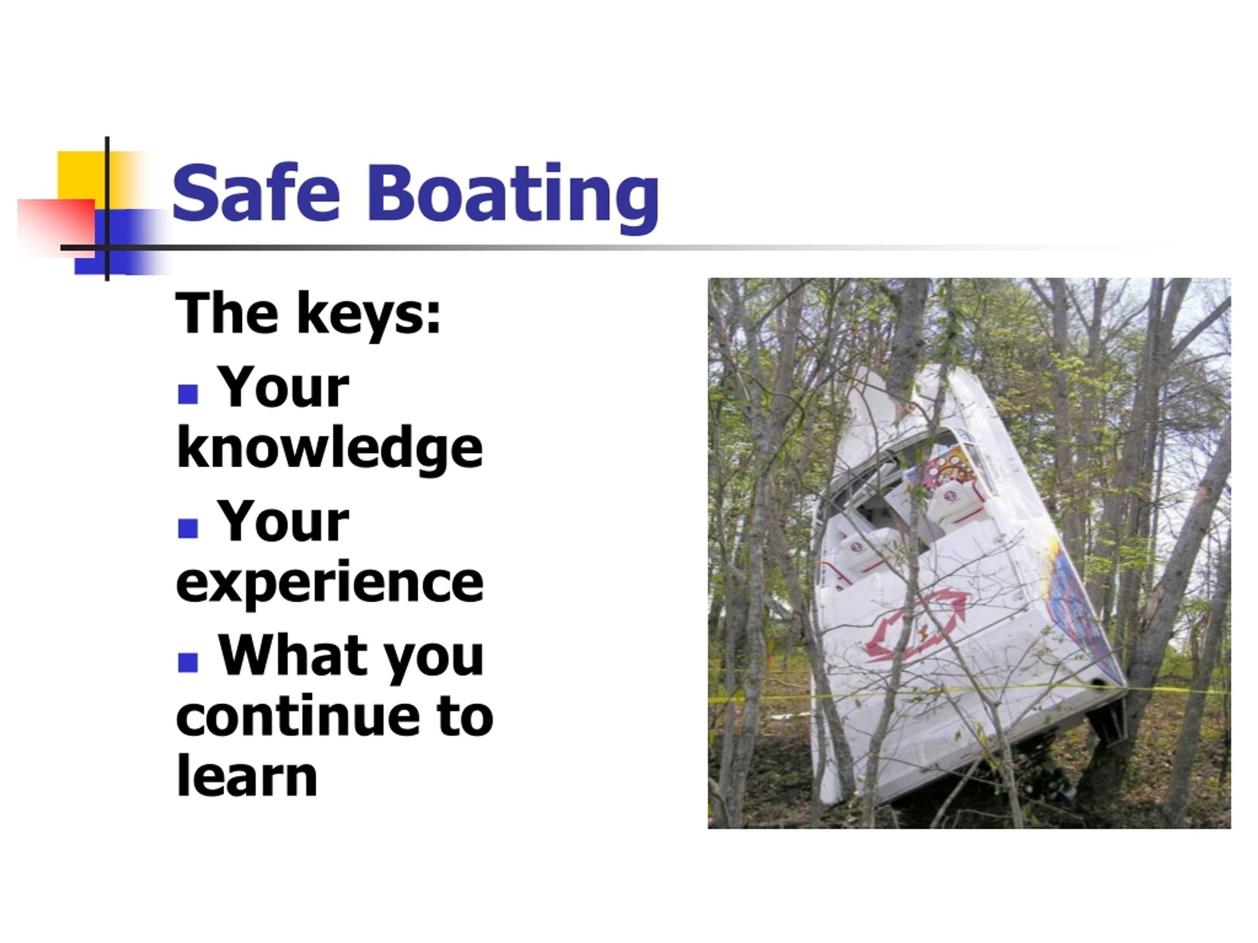 PPT CHAPTERS 1 AND 2 OF BOATING MANUAL PowerPoint Presentation, free