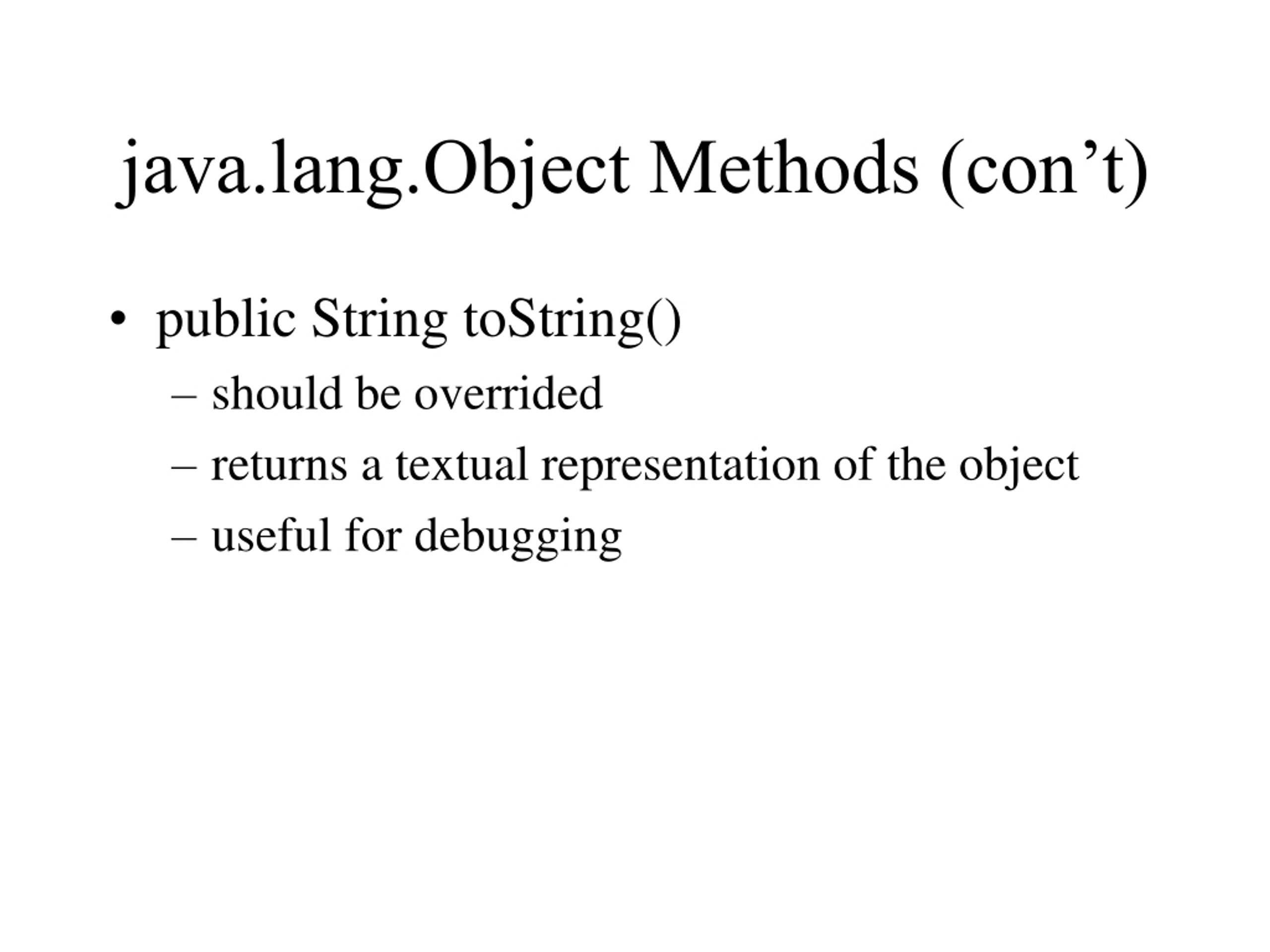 PPT The java.lang Package chapter 8 PowerPoint Presentation, free
