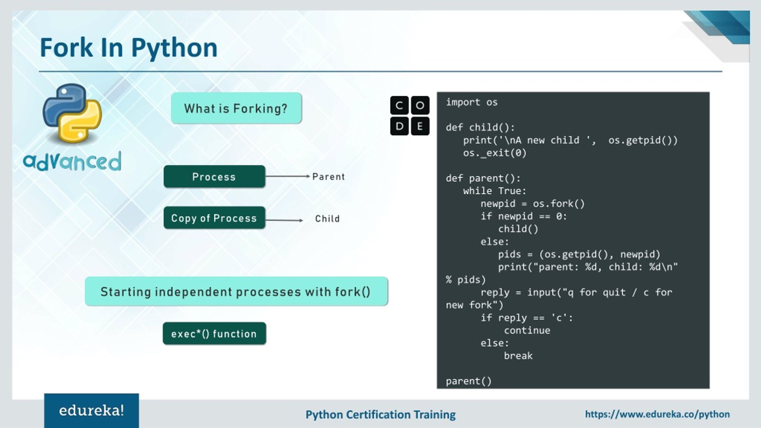 PPT Advanced Python Tutorial Learn Advanced Python Concepts Python Programming Training