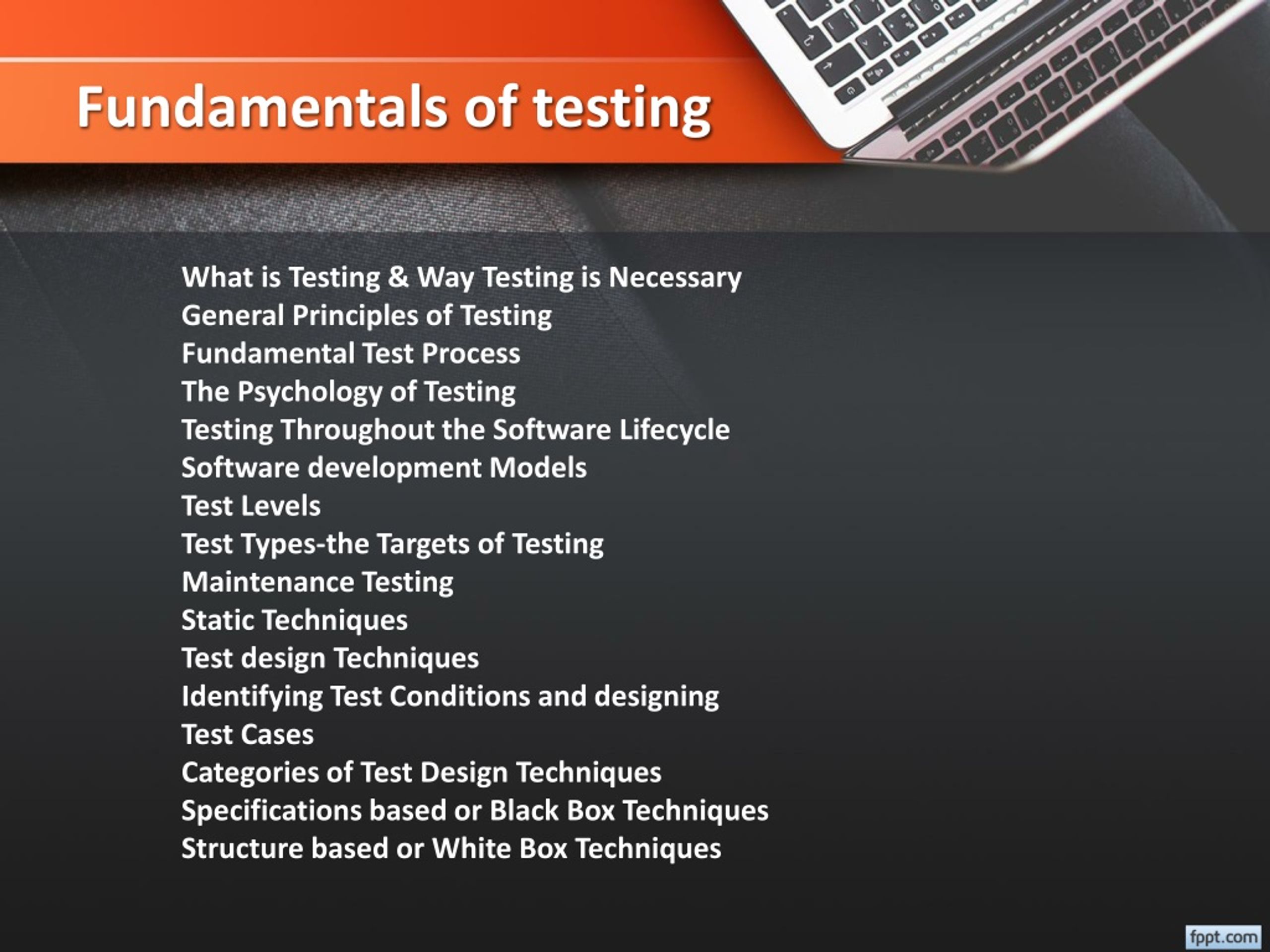 PPT Software Testing Training PowerPoint Presentation, free download