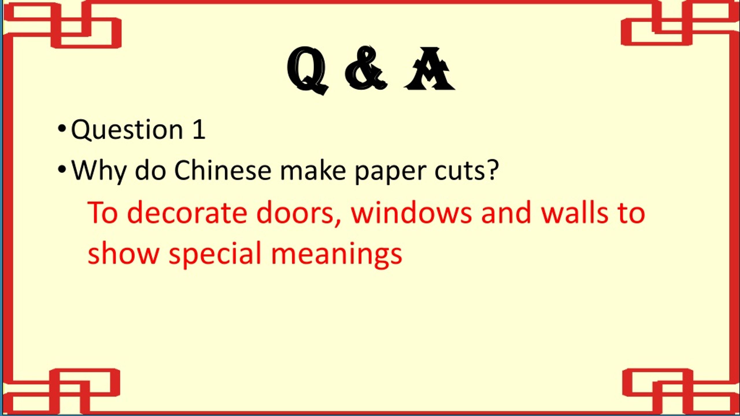 PPT The Beauty of Folk Art Making Your Own Chinese Paper Cuts and