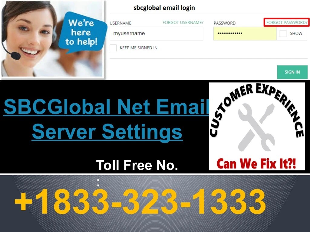 PPT SBCGlobal Email Server Settings PowerPoint Presentation, free