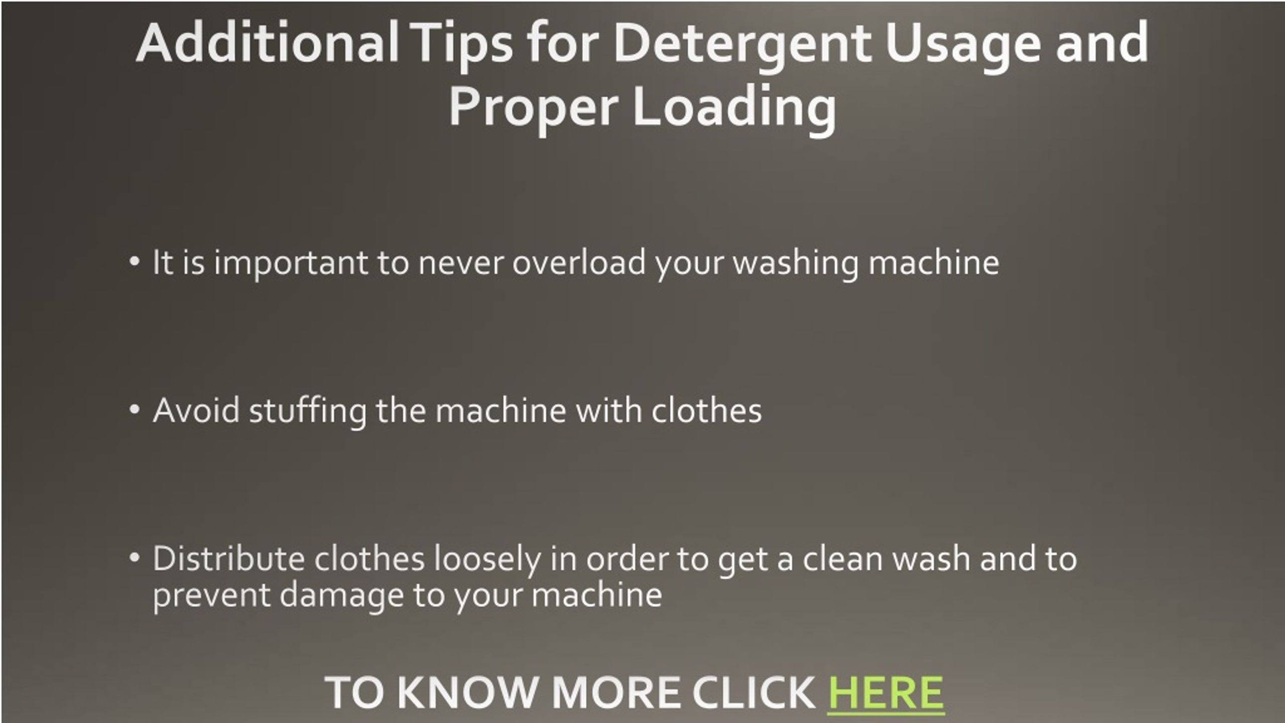PPT How Much Liquid Detergent to Use in Washing Machine? PowerPoint