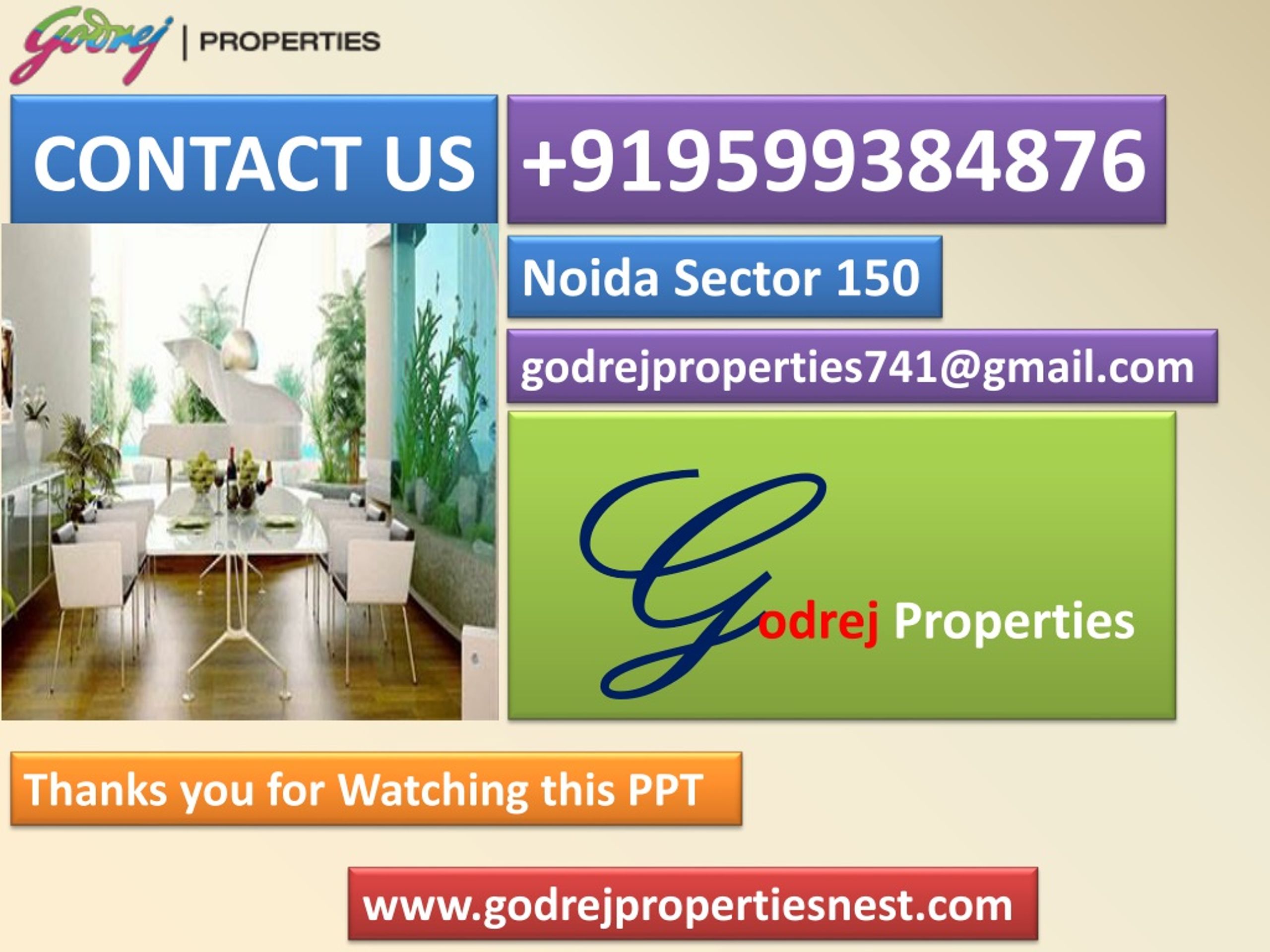 PPT Get your Desired Luxurious Apartment at Godrej Properties Nest in Noida PowerPoint