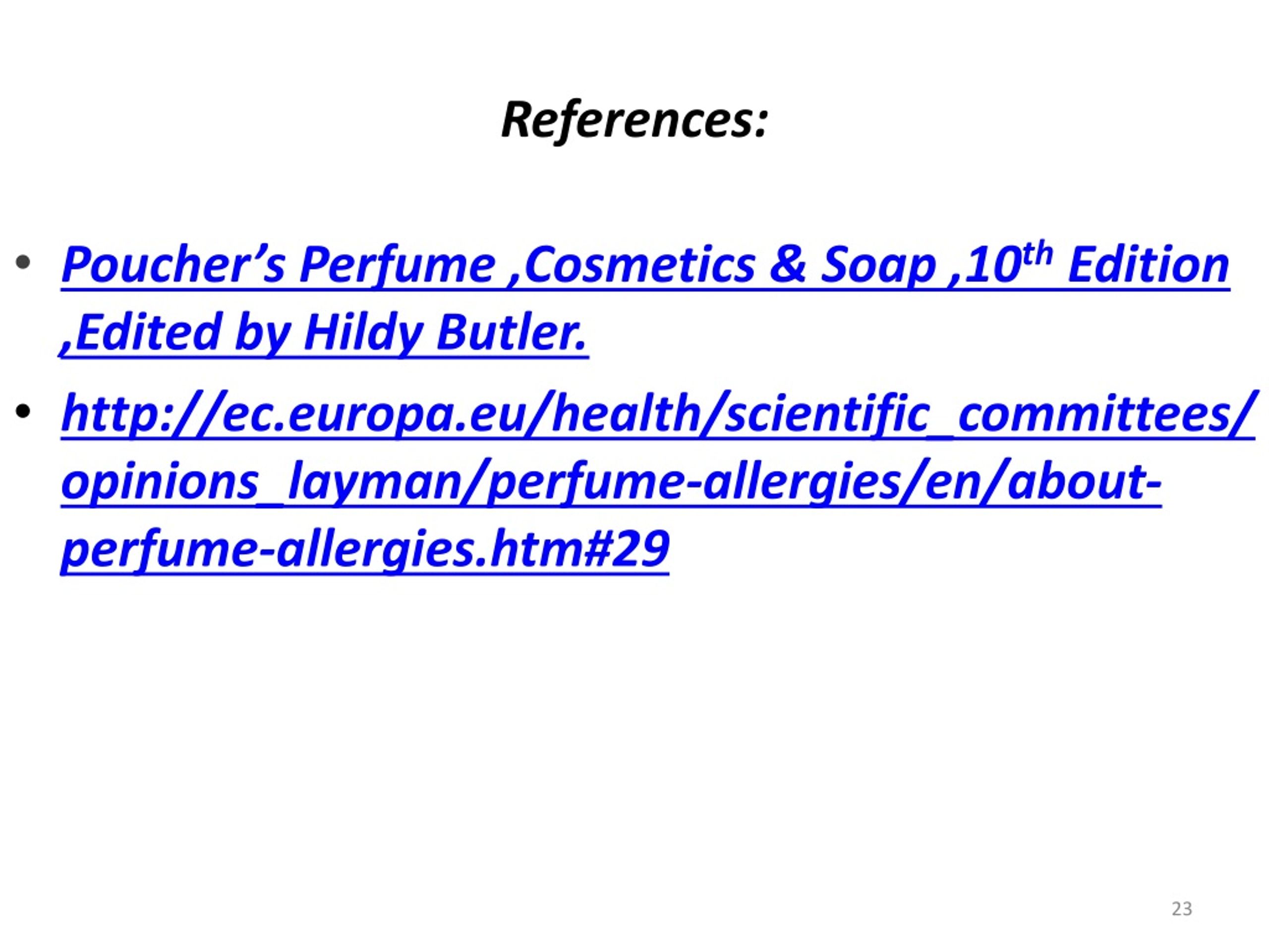 PPT Perfume and EU Regulations PowerPoint Presentation, free download