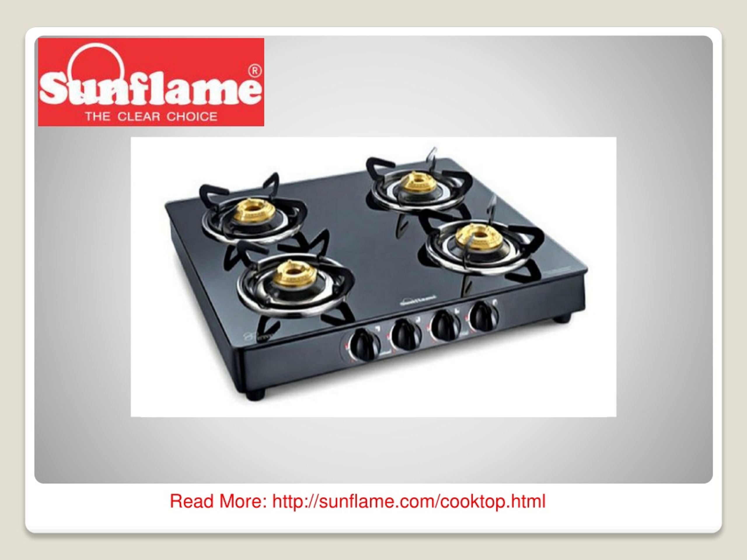 PPT Quality Cooktops which are Sleek and Stylish PowerPoint
