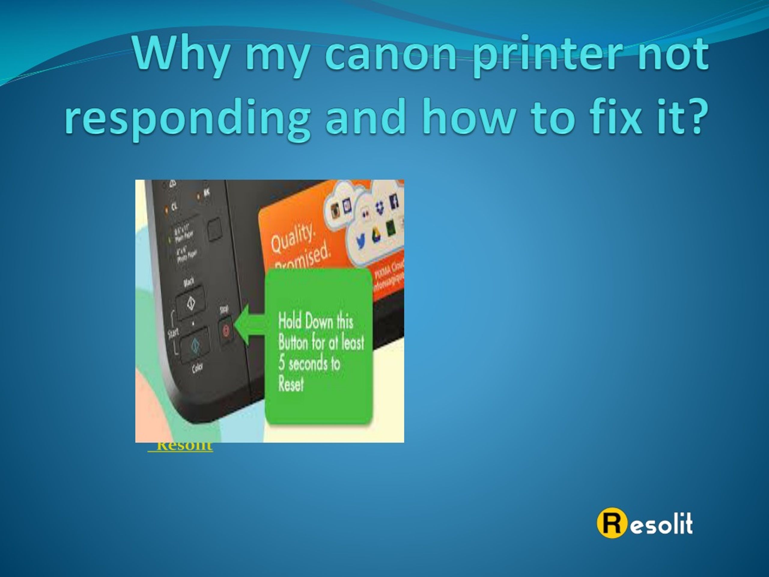 PPT Why my canon printer not responding and how to fix it? PowerPoint