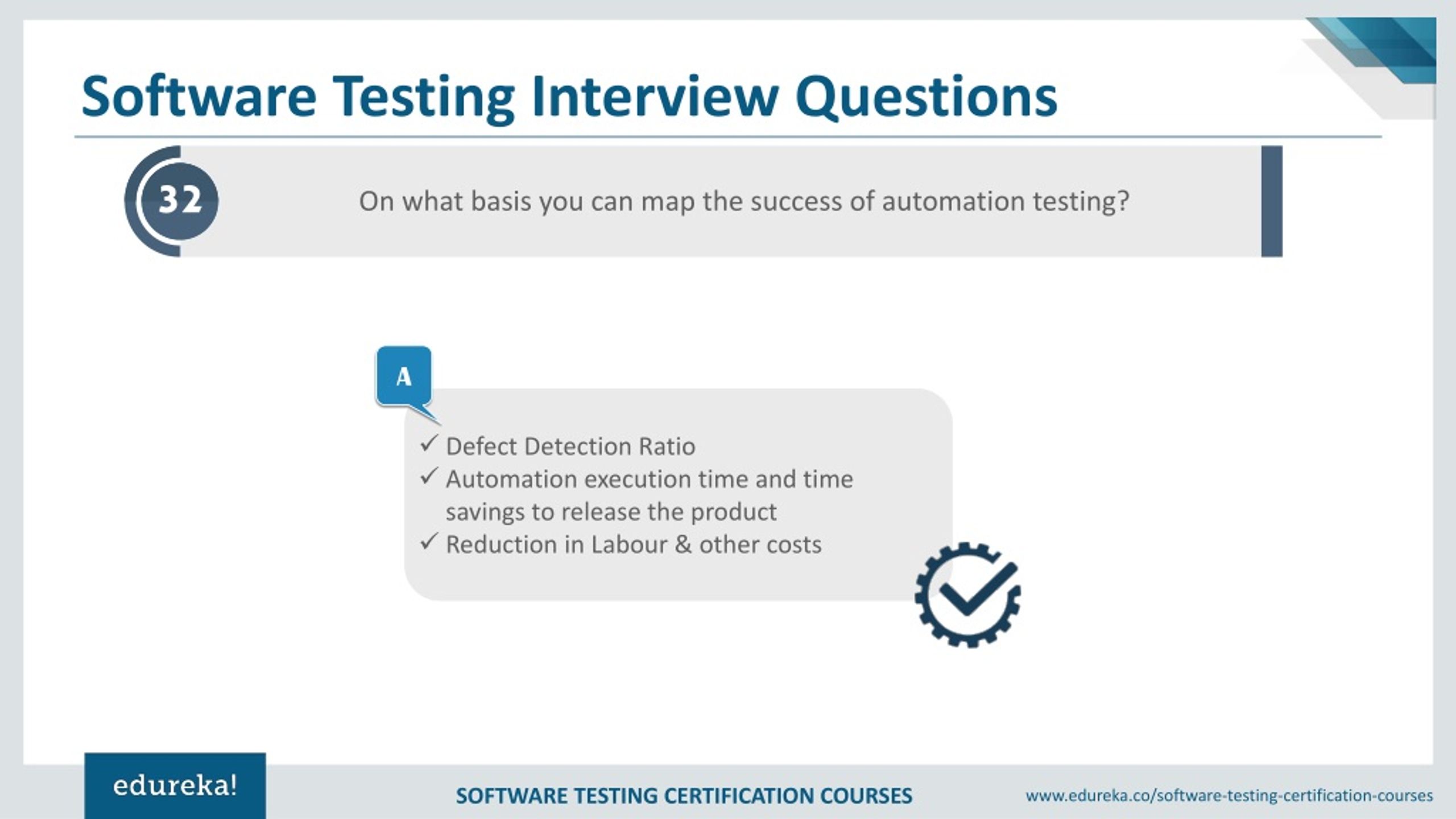 PPT Software Testing Interview Questions & Answers Edureka