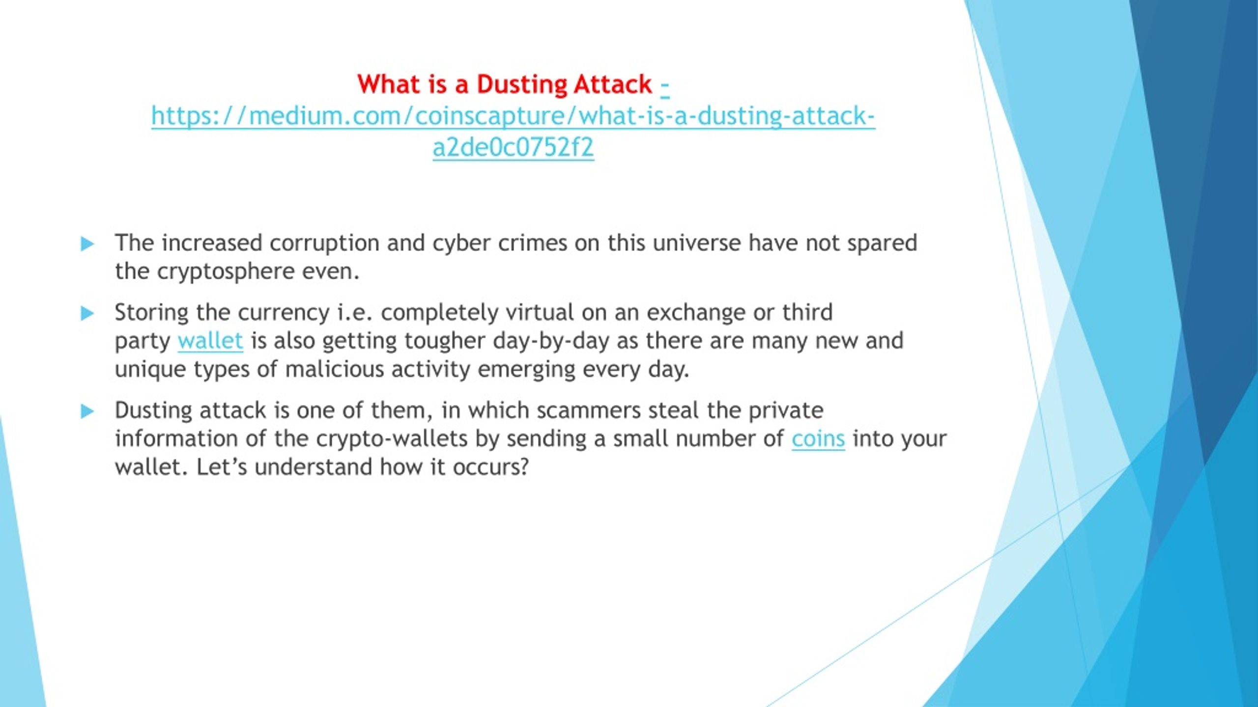 PPT What is a Dusting Attack? PowerPoint Presentation, free download
