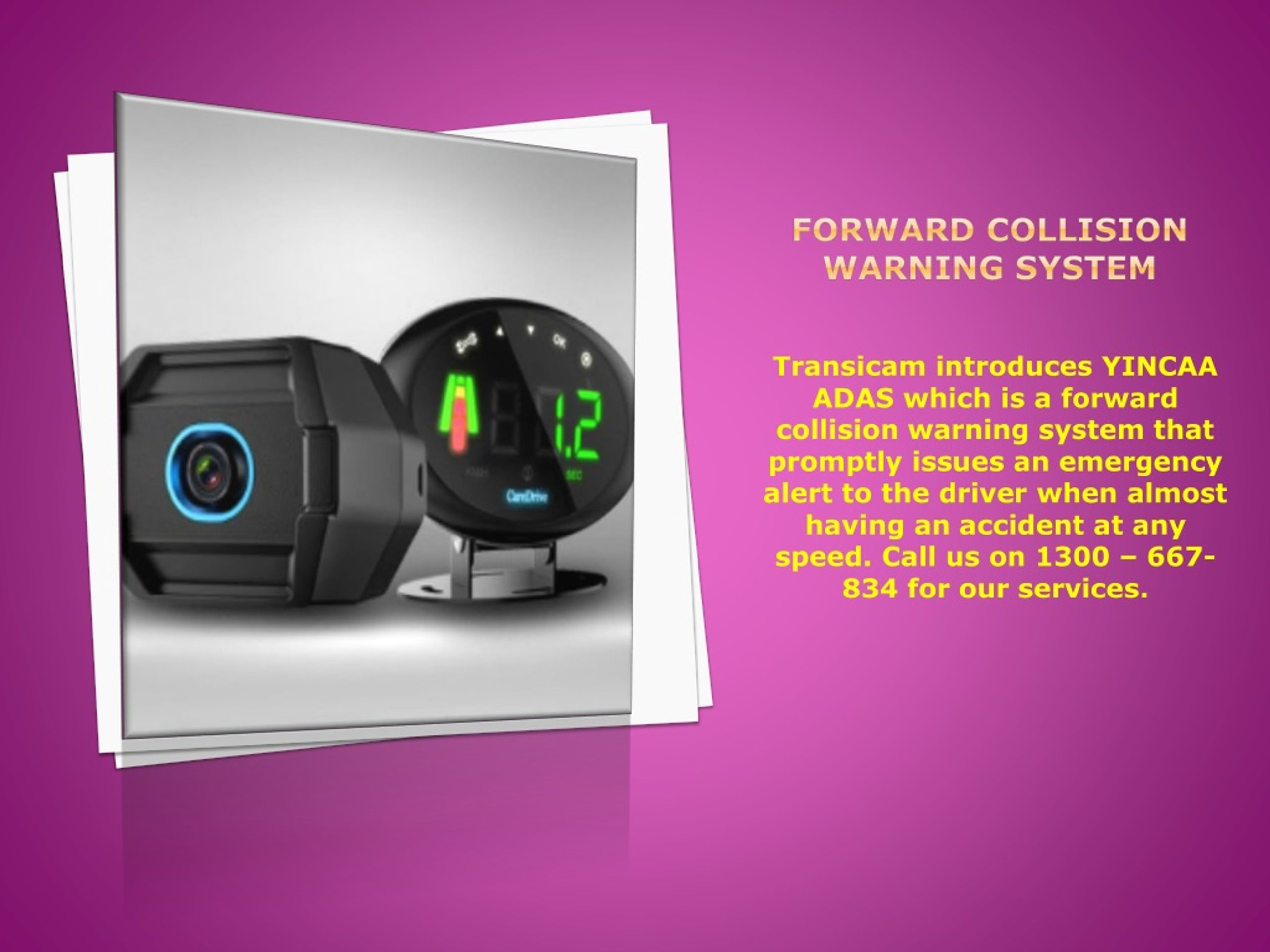 PPT - Forward Collision Warning System PowerPoint Presentation, free