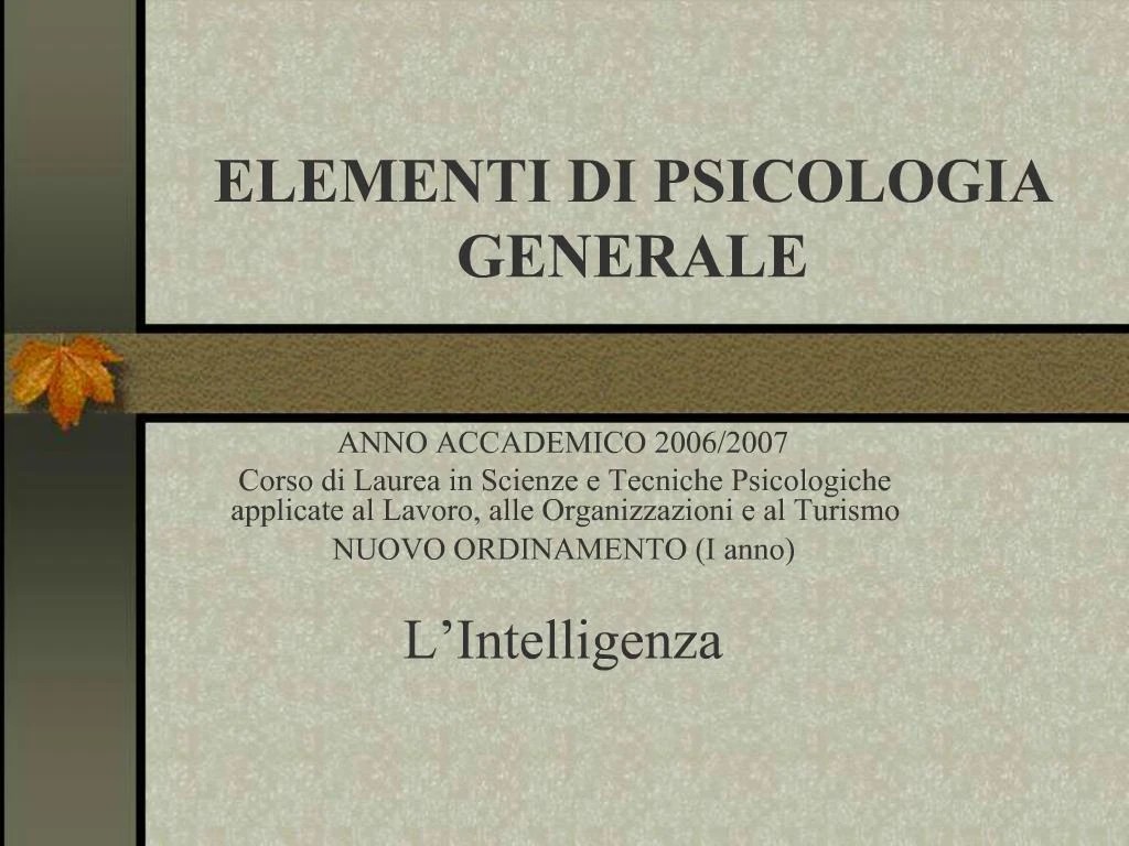 ELEMENTI DI PSICOLINGUISTICA GENERALE EdilMon Srl