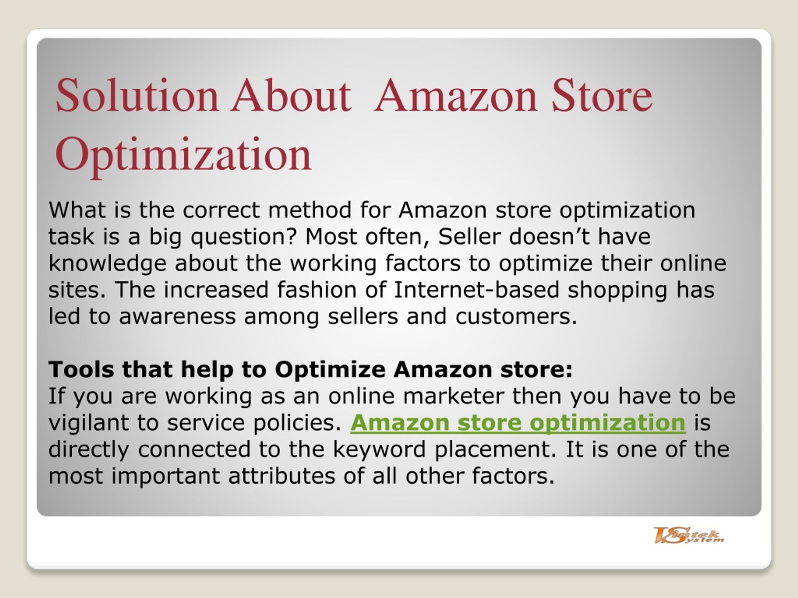 PPT Ultimate Guide For Amazon store optimization in 2019 PowerPoint
