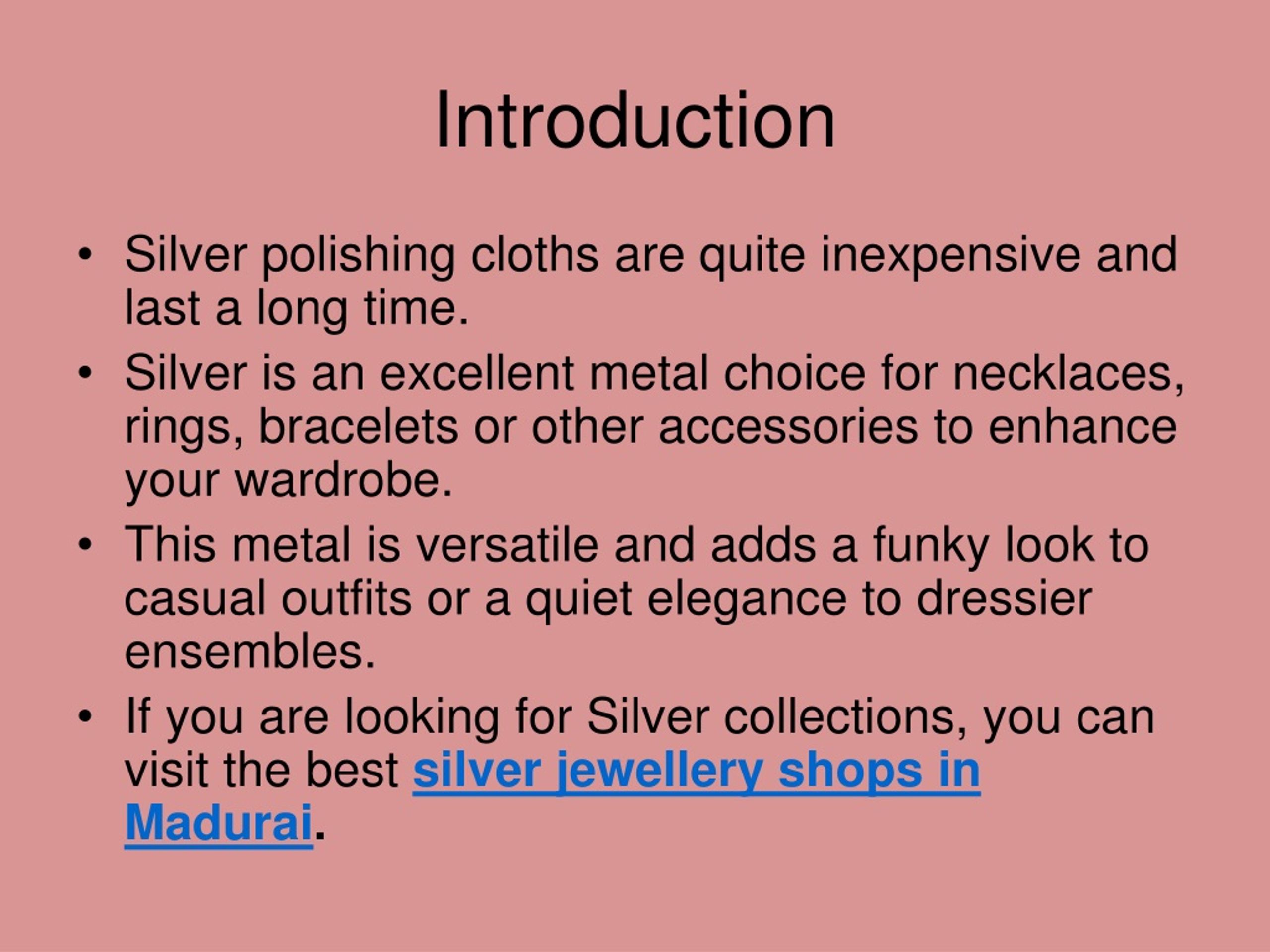 PPT How to prevent silver from Tarnishing Quickly PowerPoint