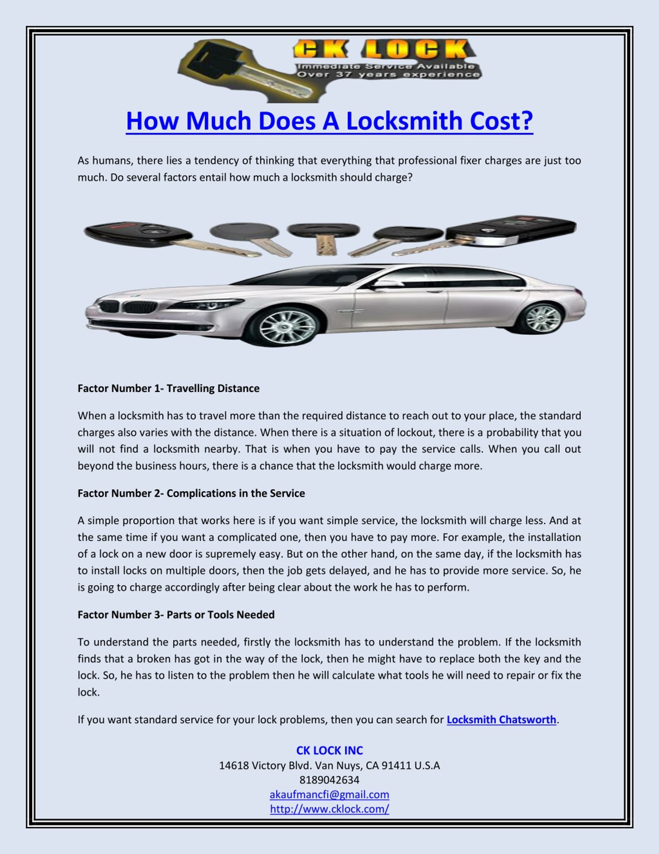 PPT How Much Does A Locksmith Cost? PowerPoint Presentation, free