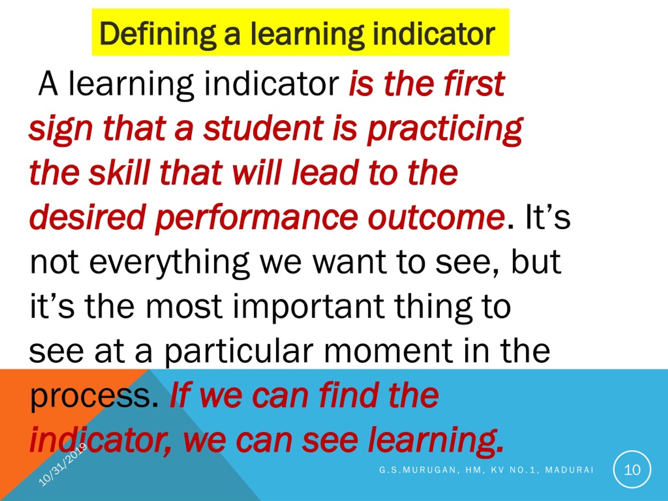 PPT Learning Indicators for Classes IV MATHEMATICS PowerPoint