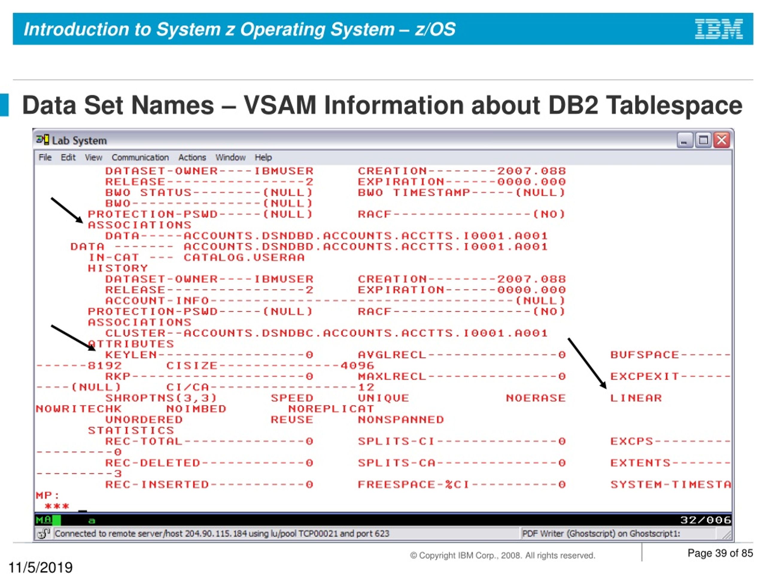 PPT z/OS Data Sets, Disk VTOC, PowerPoint Presentation, free download