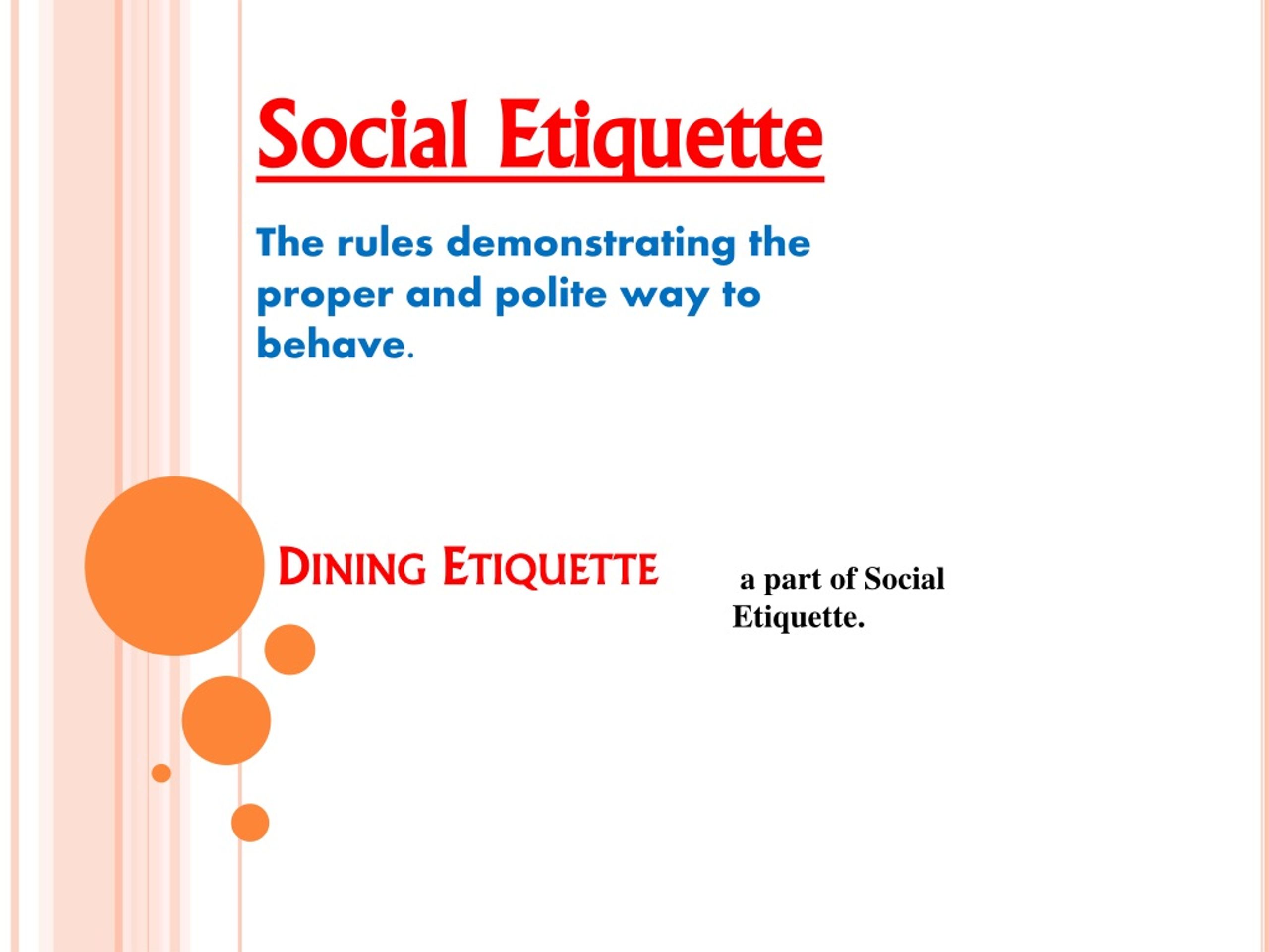 PPT Mastering Dining Etiquette A Complete Guide for Elegant Dining