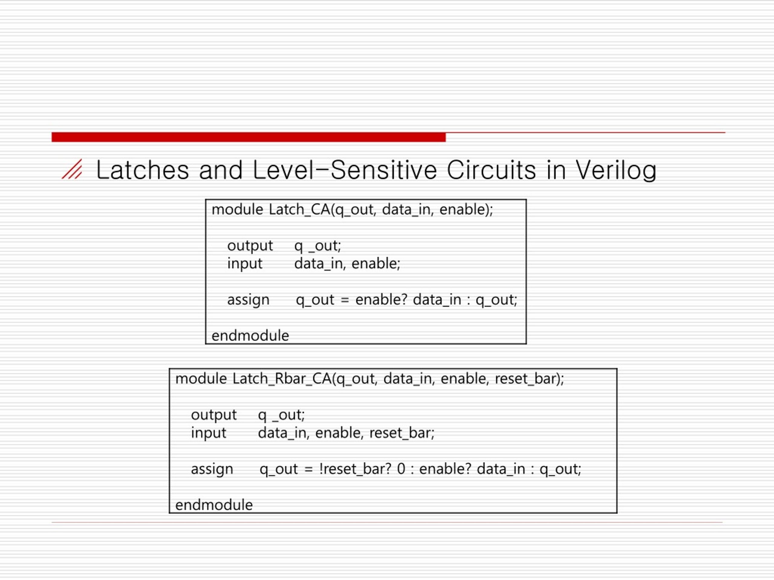 PPT Logic Design with Behavioral Models of Combinational and