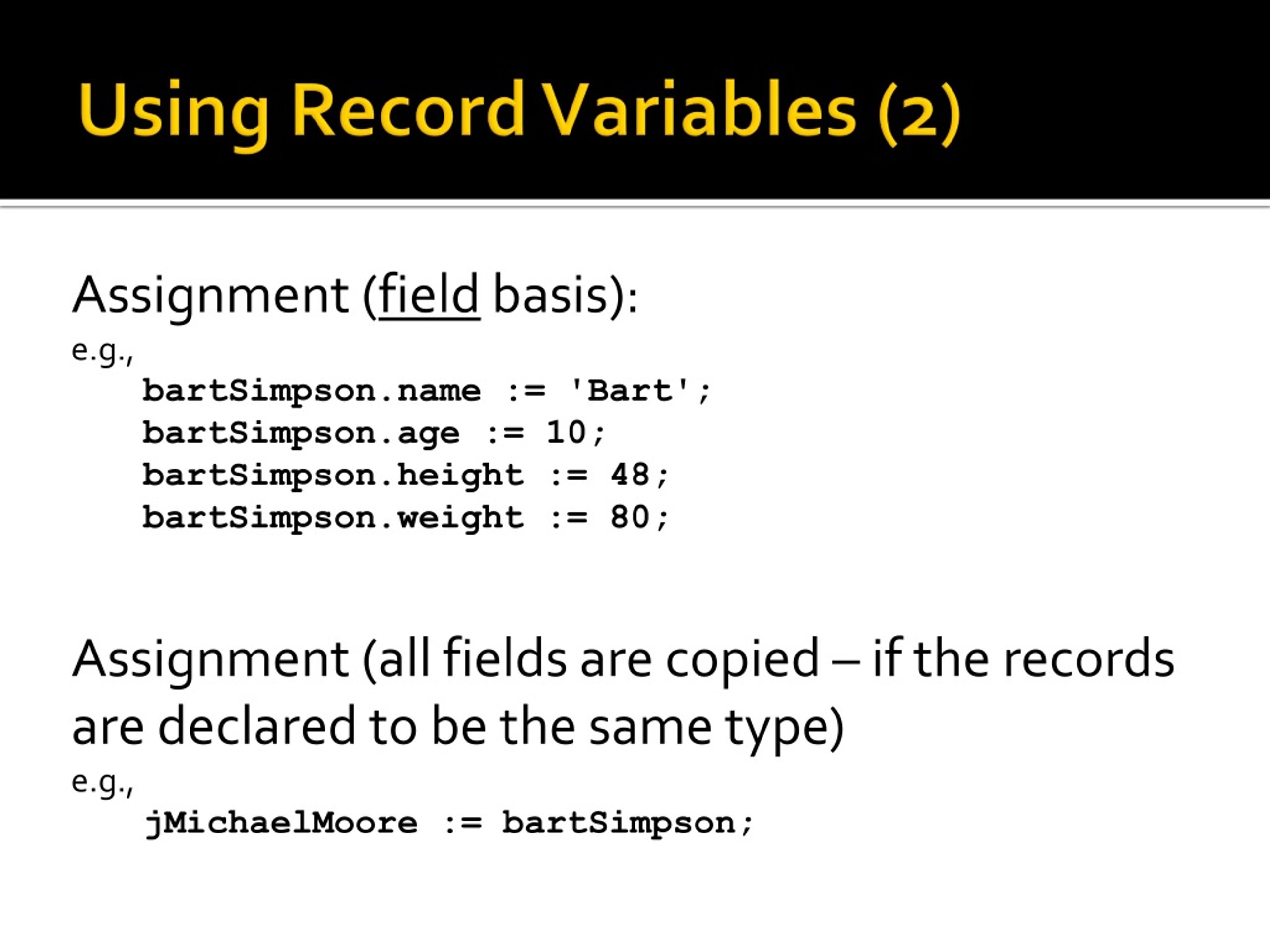 PPT Dasar Pemrograman Record PowerPoint Presentation, free download
