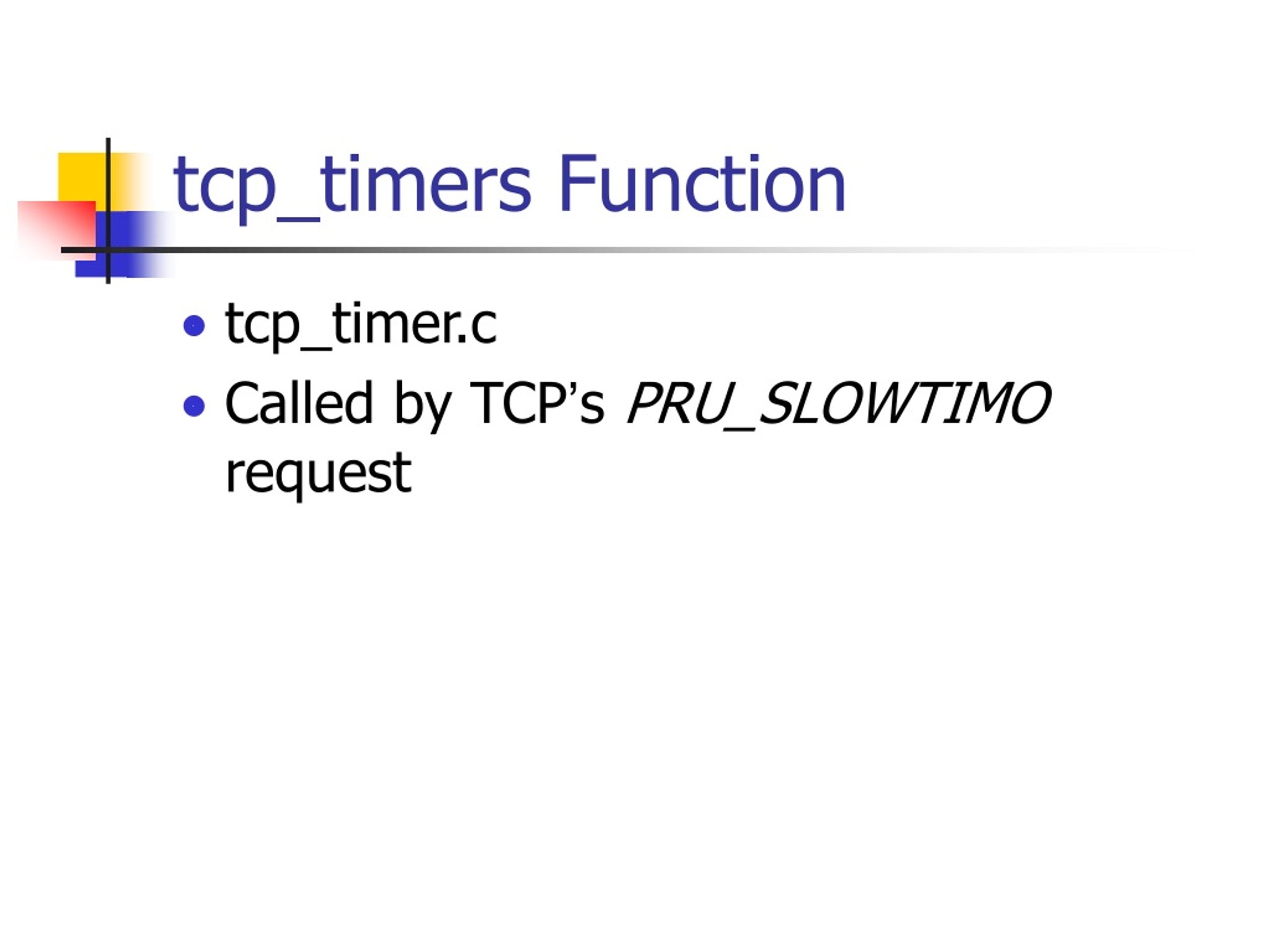 PPT TCP Timers PowerPoint Presentation, free download ID8601434