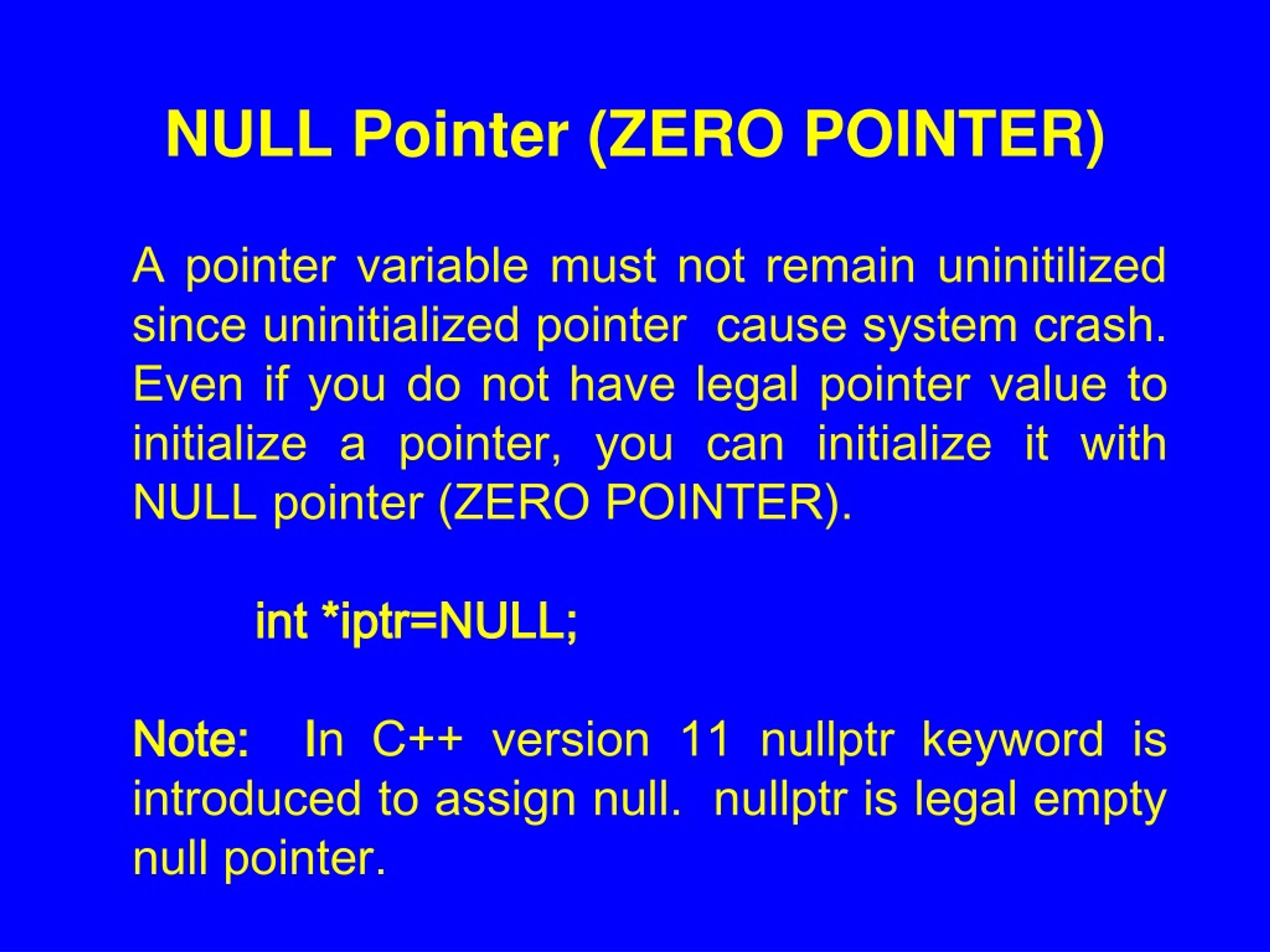 PPT Pointers in C++ A Powerful Feature for Memory Manipulation