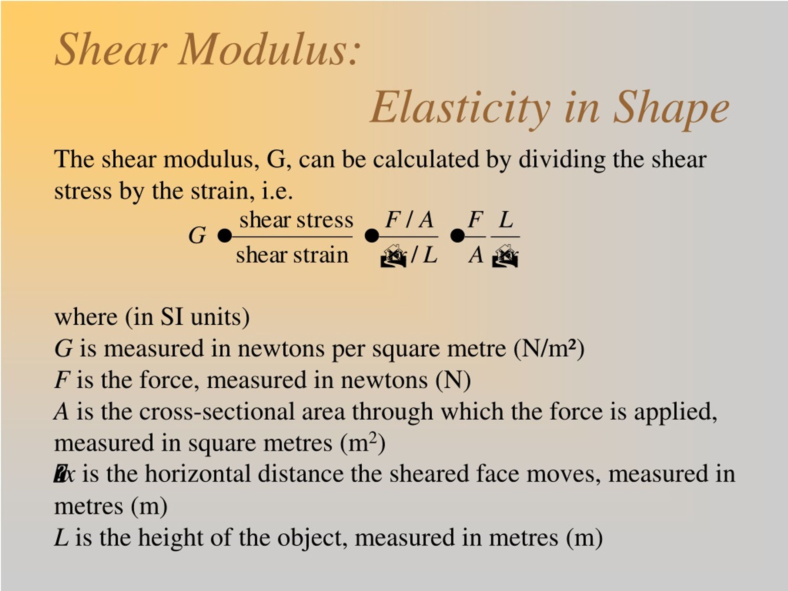 PPT Chapter 12 Equilibrium and Elasticity PowerPoint Presentation