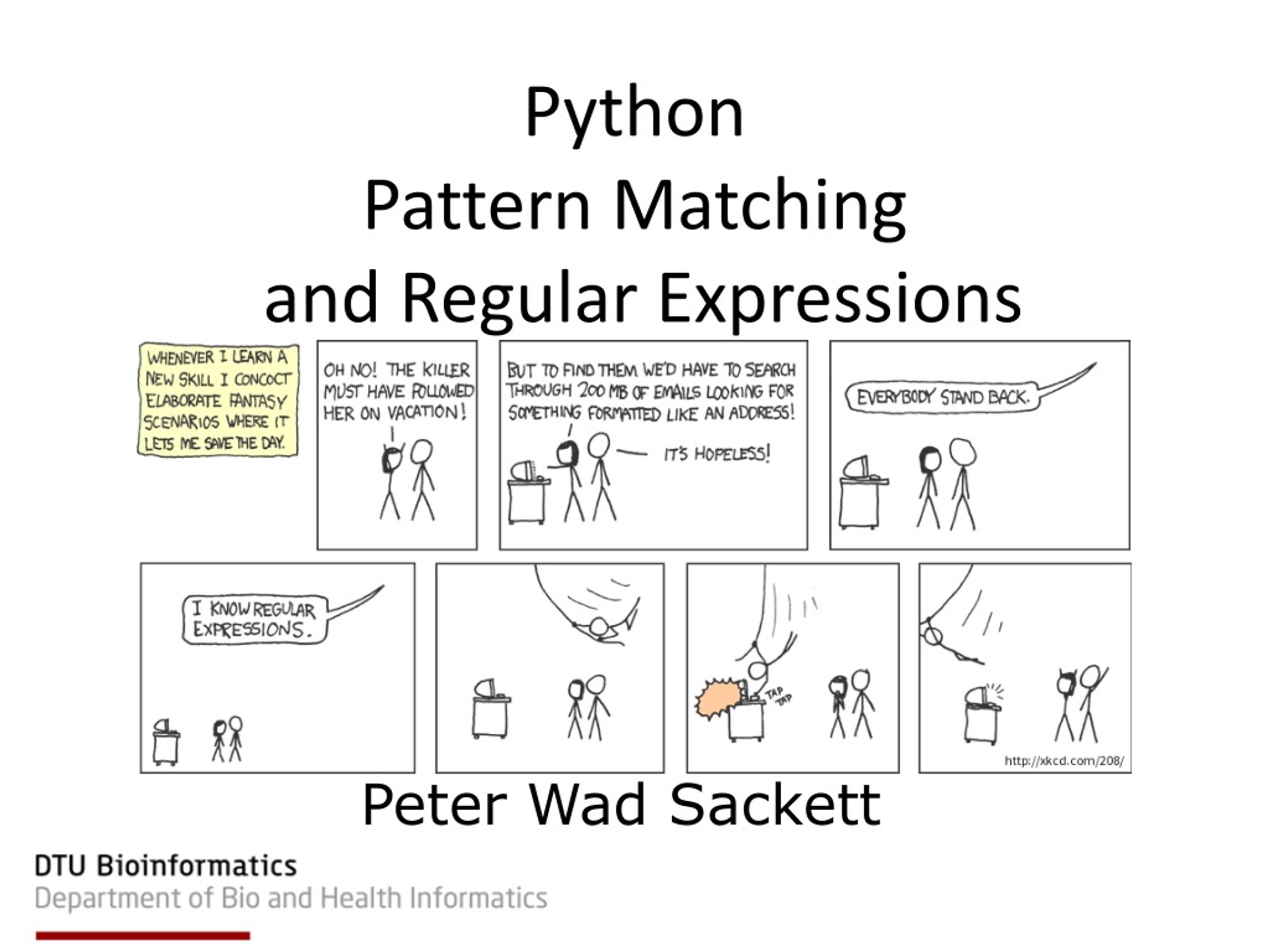 PPT Python Pattern Matching and Regular Expressions PowerPoint