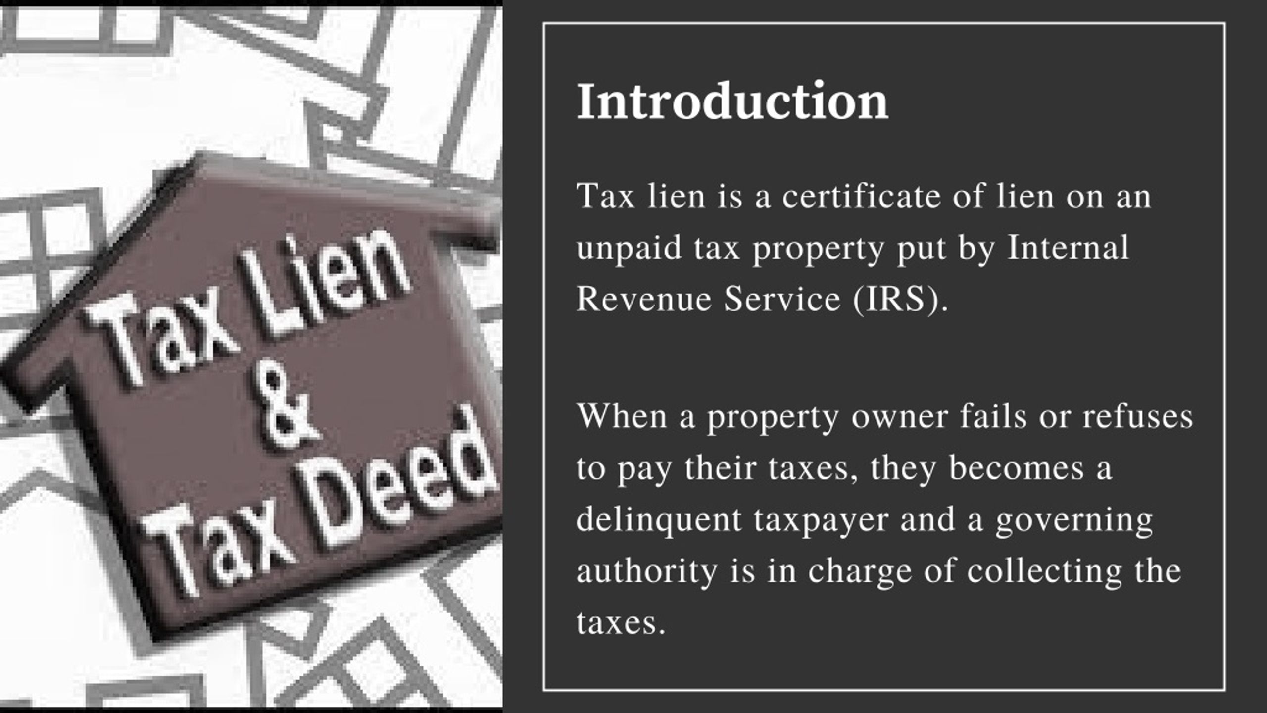 PPT What is Tax Lien Investing? And How it Works? PowerPoint