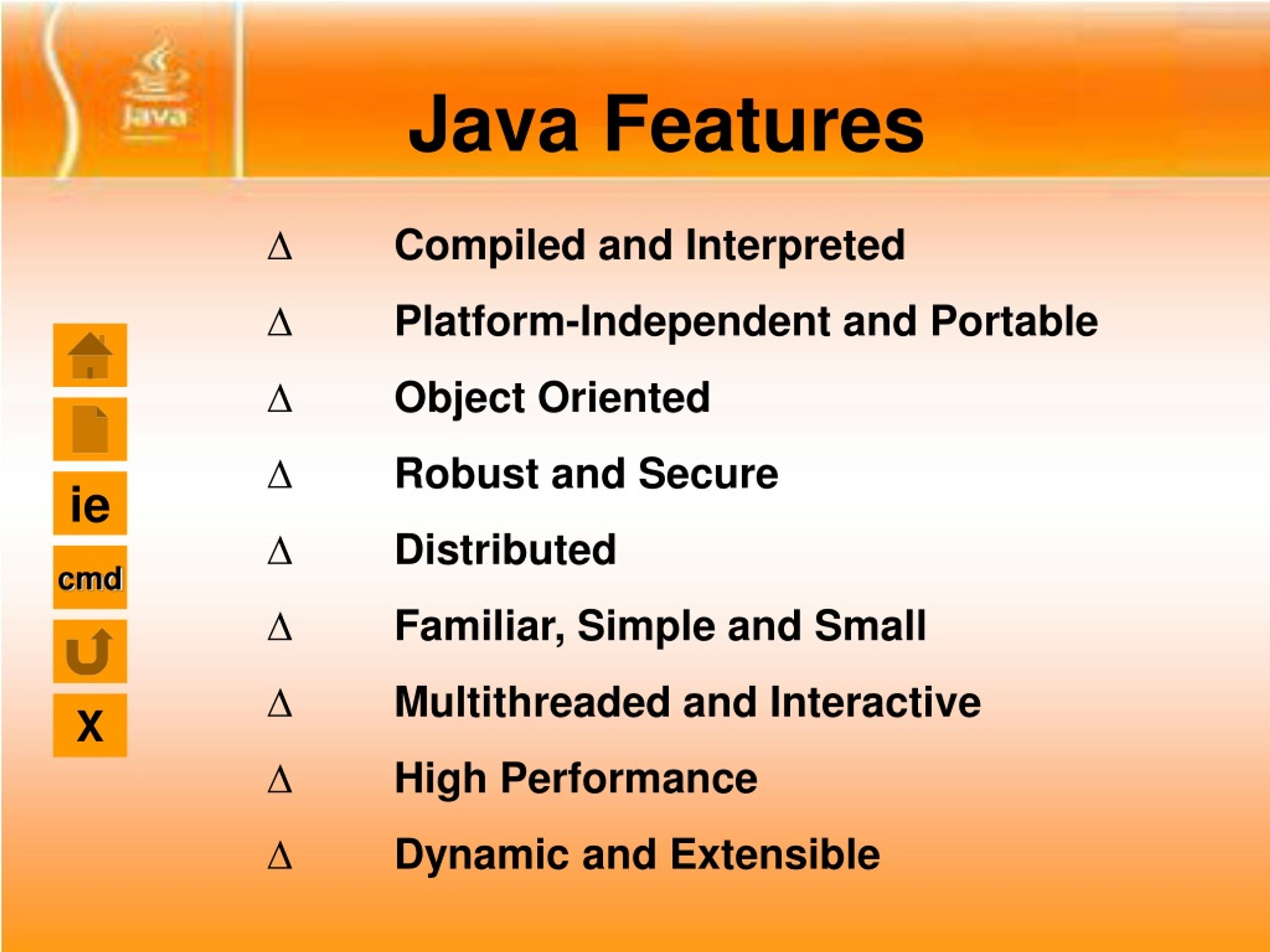 PPT Java Evolution PowerPoint Presentation, free download ID8708472