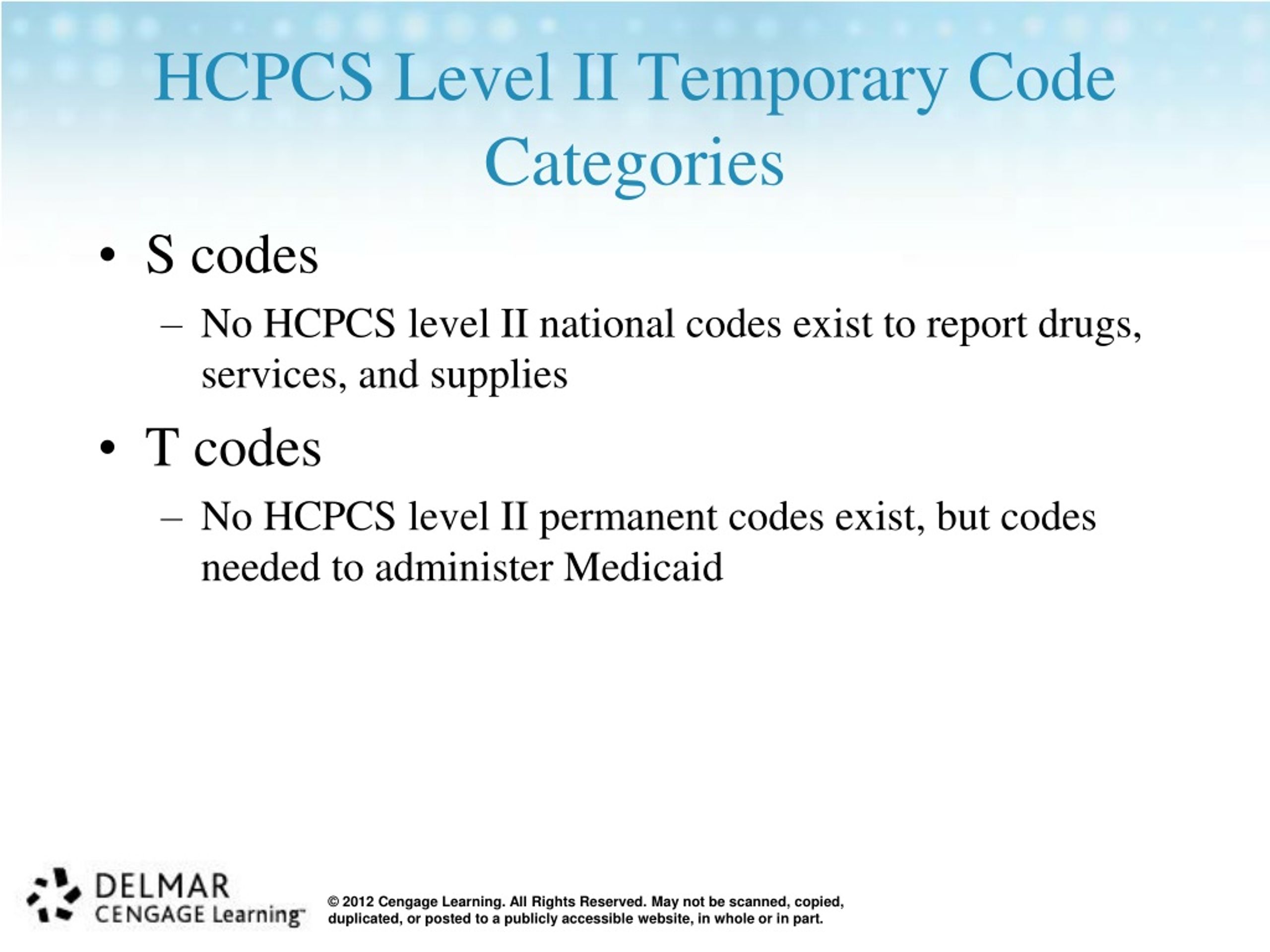 PPT HCPCS Level II National Coding System Overview PowerPoint