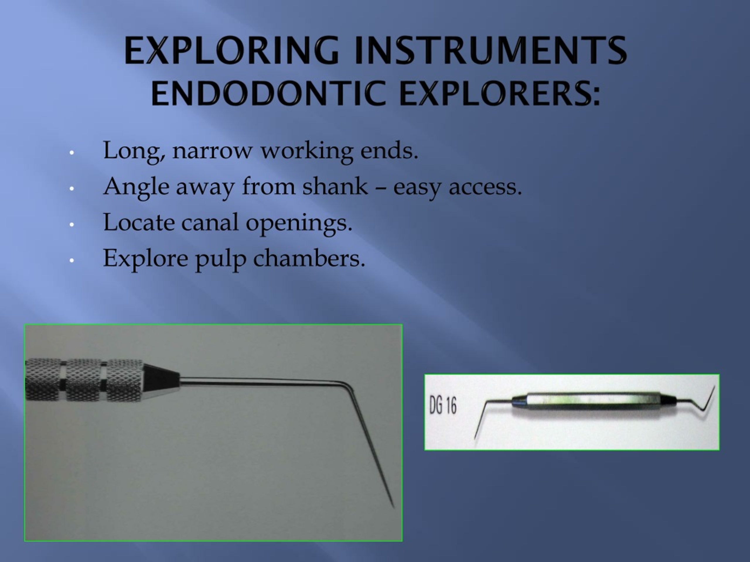 PPT CLASSIFICATION OF ENDODONTIC INSRUMENTS PowerPoint Presentation