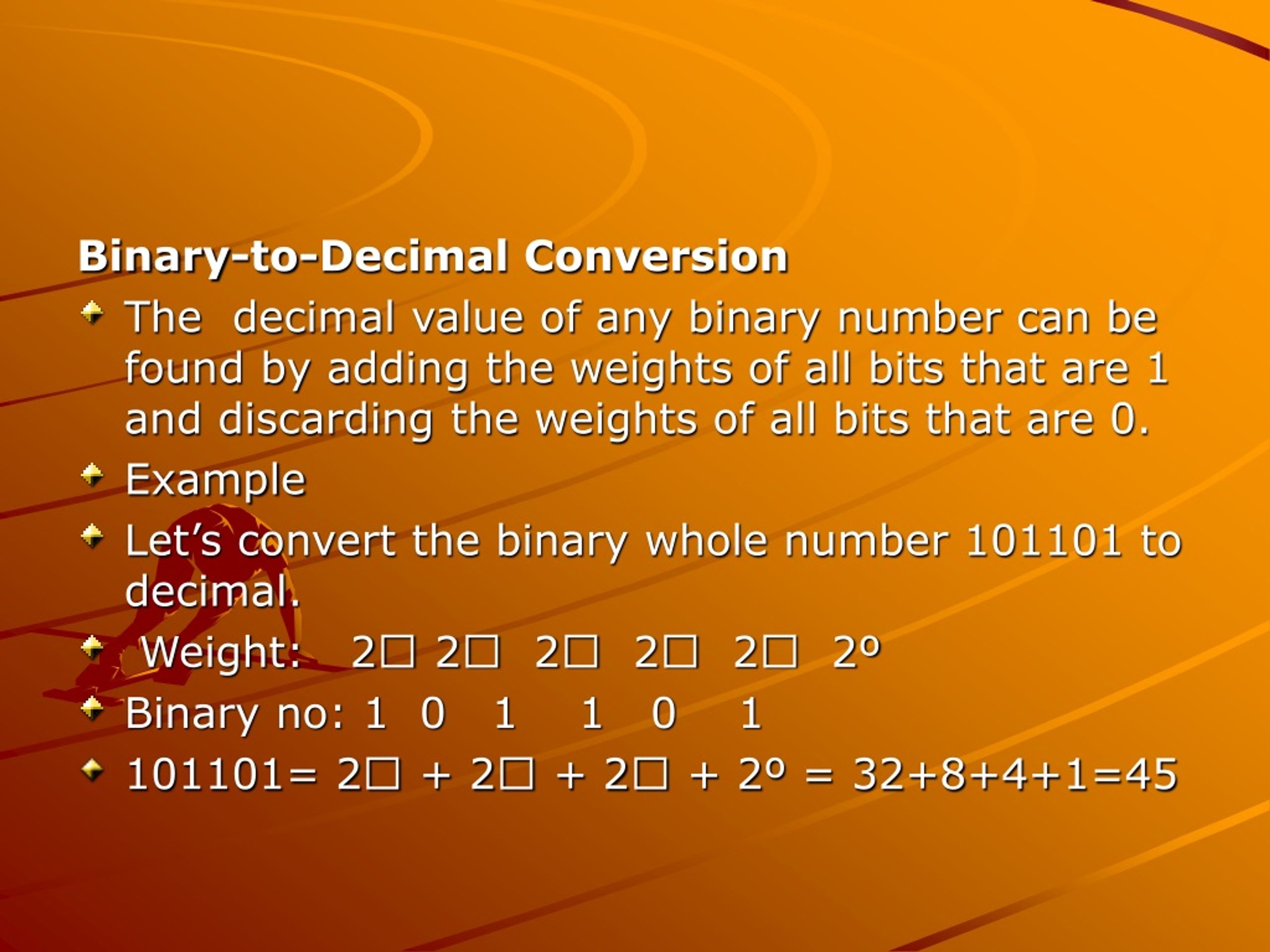 PPT Number systems binary, decimal, hexadecimal and octal