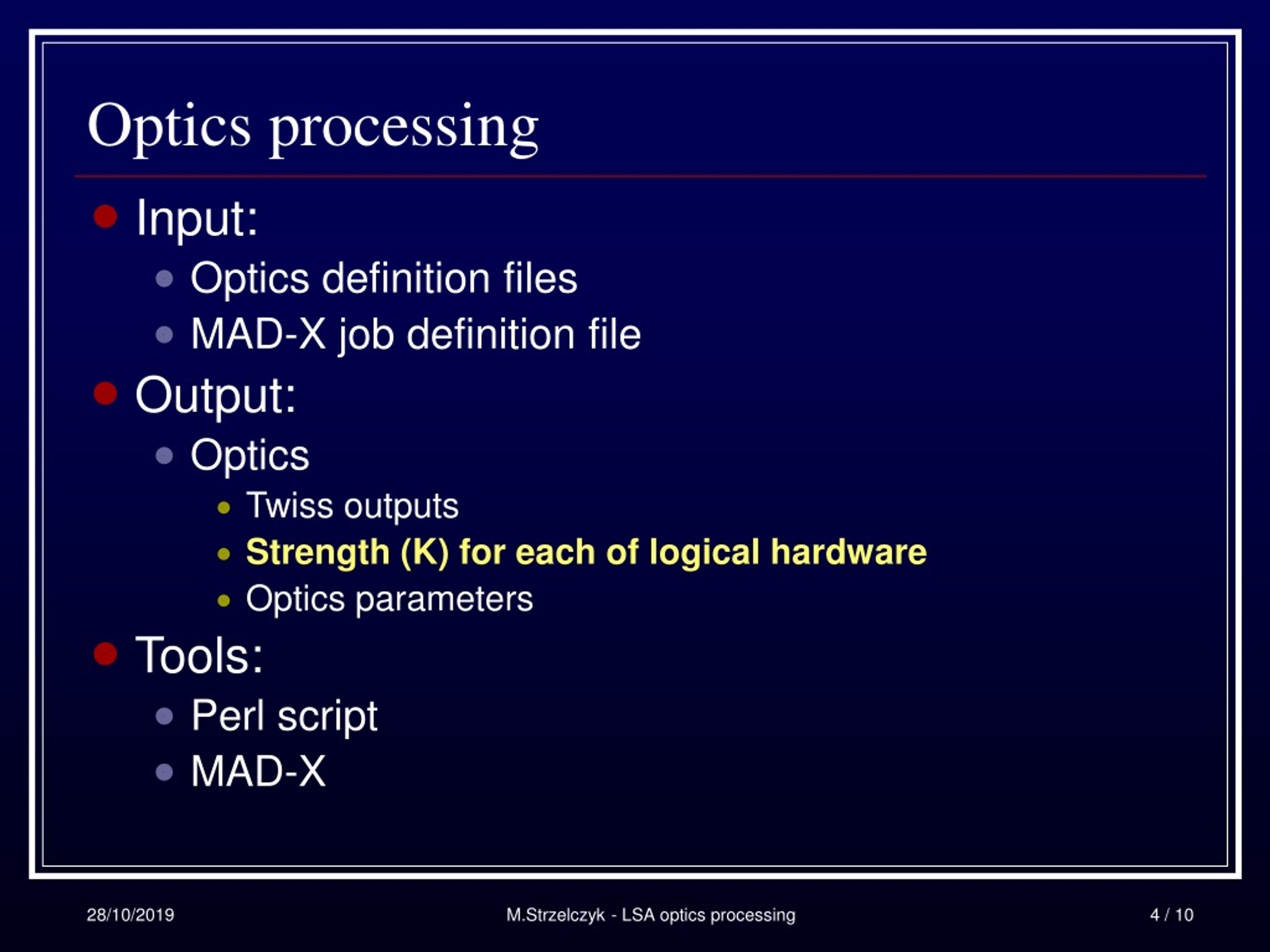 PPT LSA optics processing PowerPoint Presentation, free download ID8761432