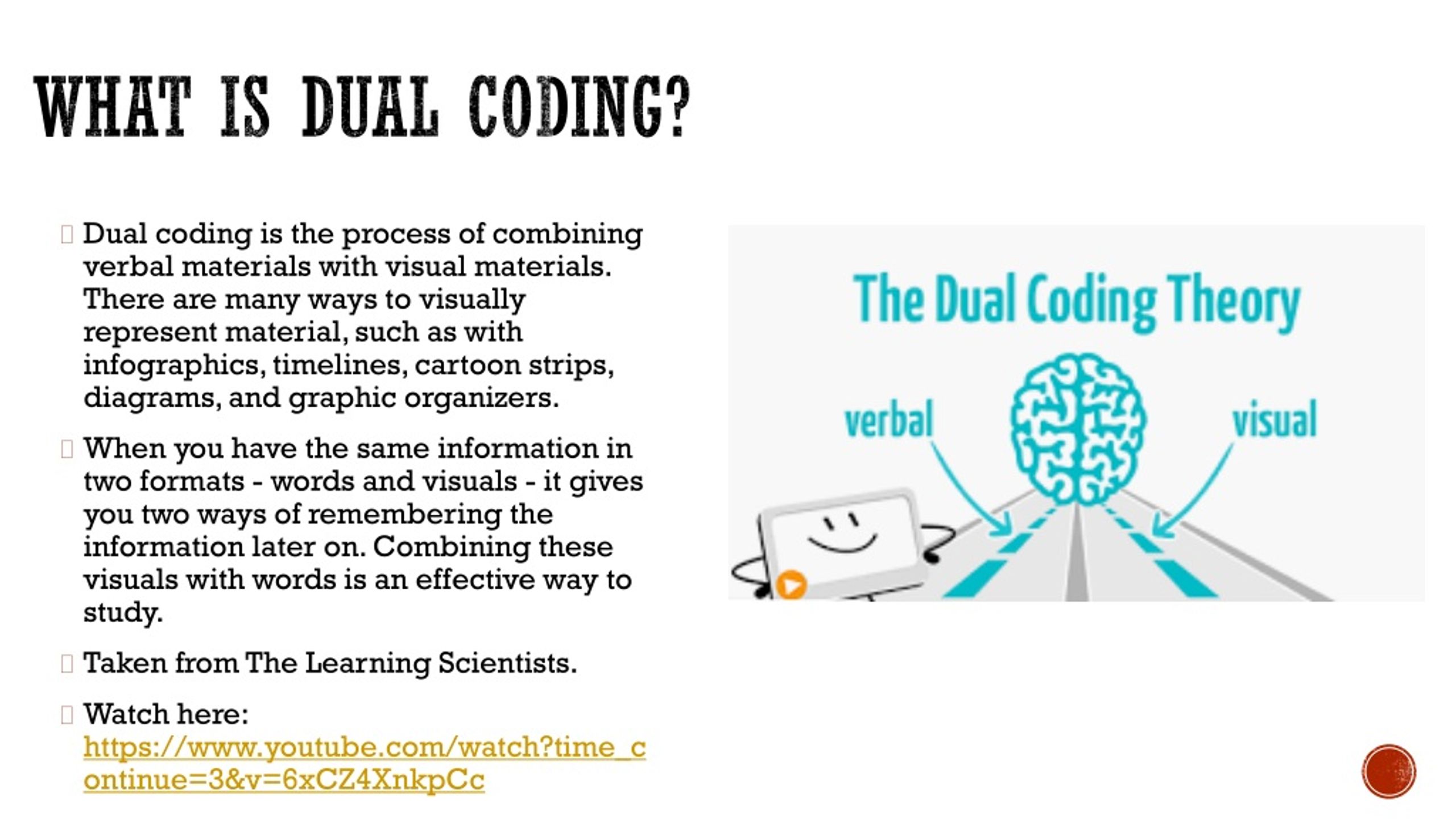 PPT Dual Coding PowerPoint Presentation, free download ID8779567