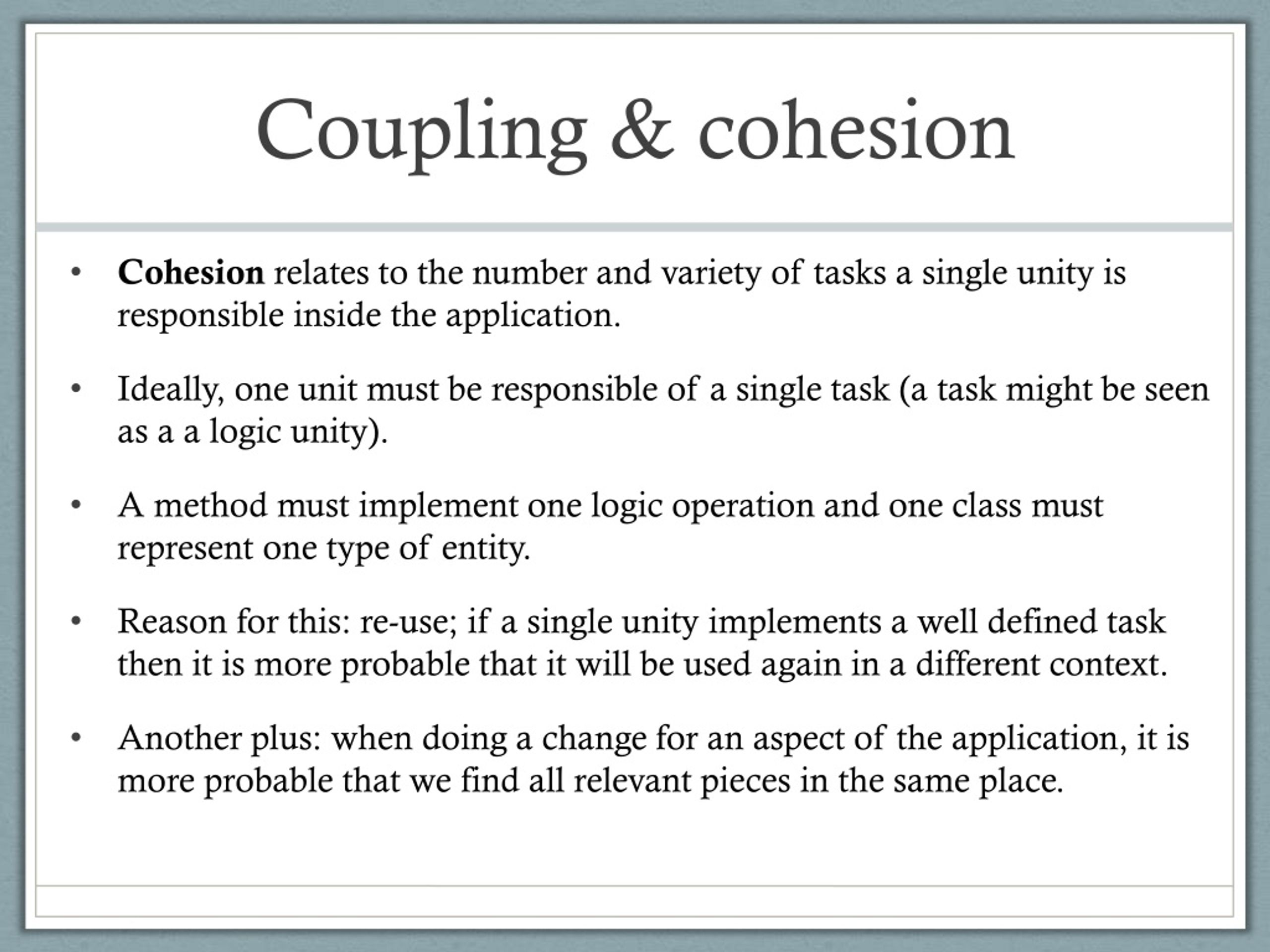 PPT Coupling and Cohesion Revisited … PowerPoint Presentation, free