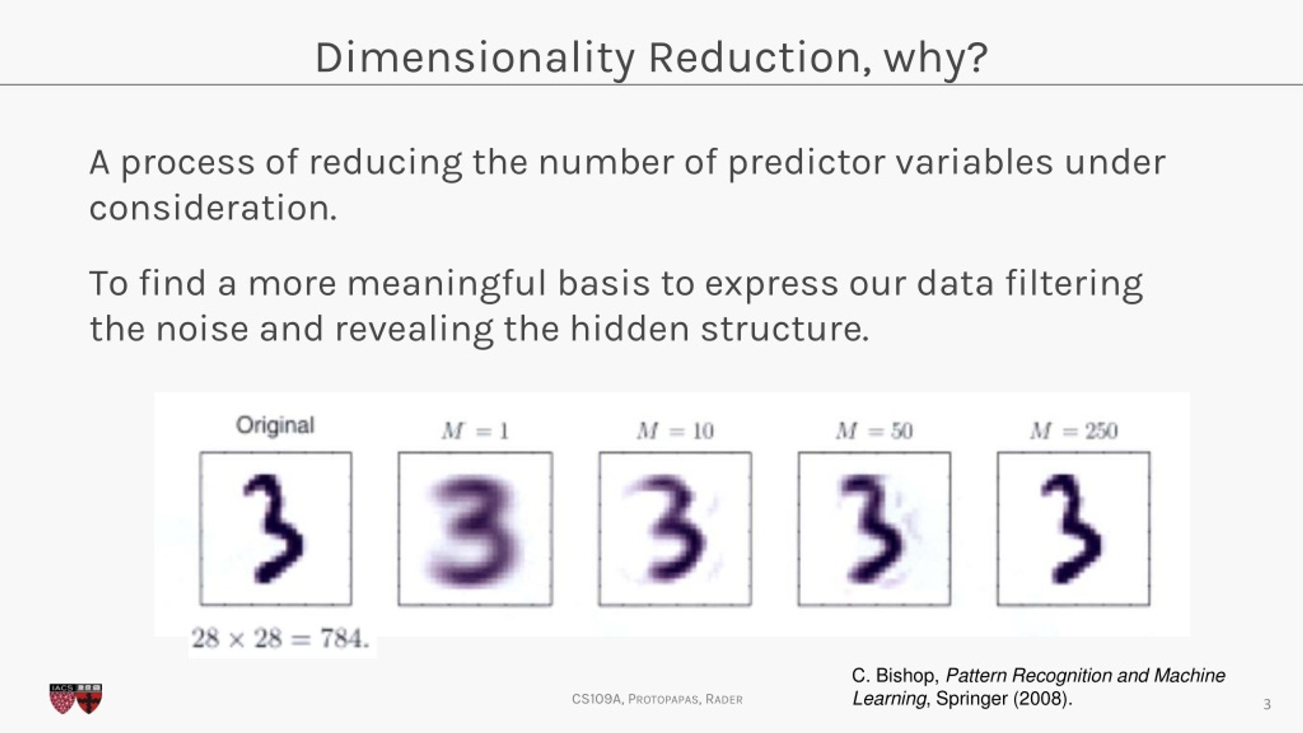 PPT Advanced Section 4 M ethods of Dimensionality Reduction Principal Component Analysis