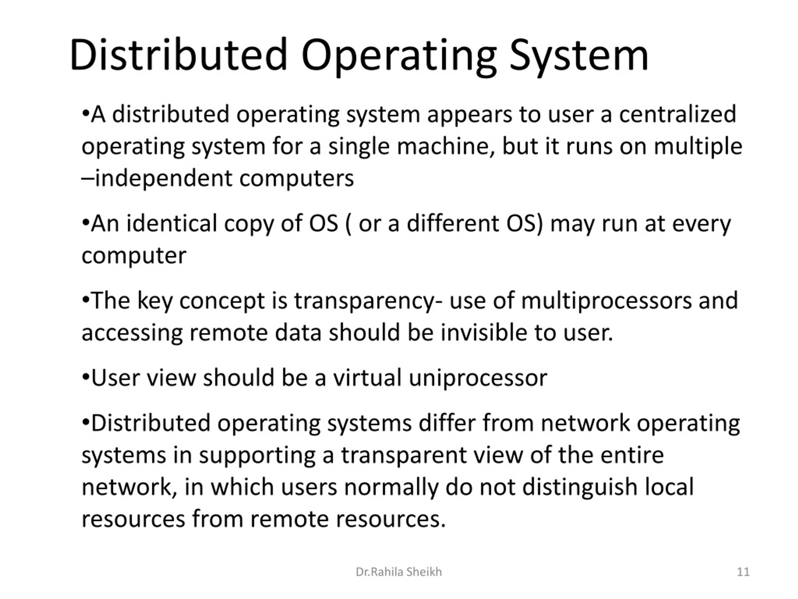 PPT Distributed Operating System PowerPoint Presentation, free