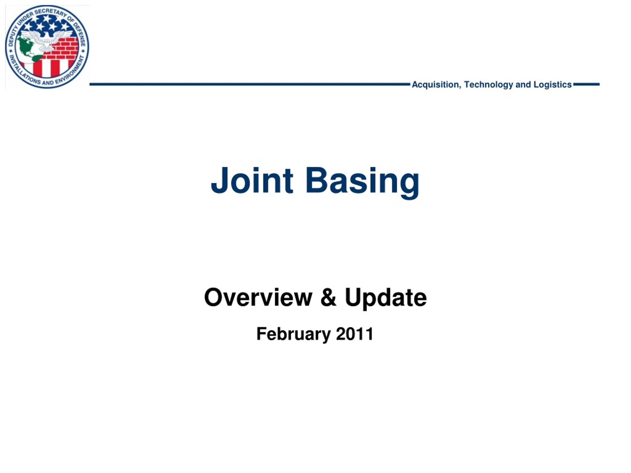 PPT Joint Basing PowerPoint Presentation, free download ID8794174