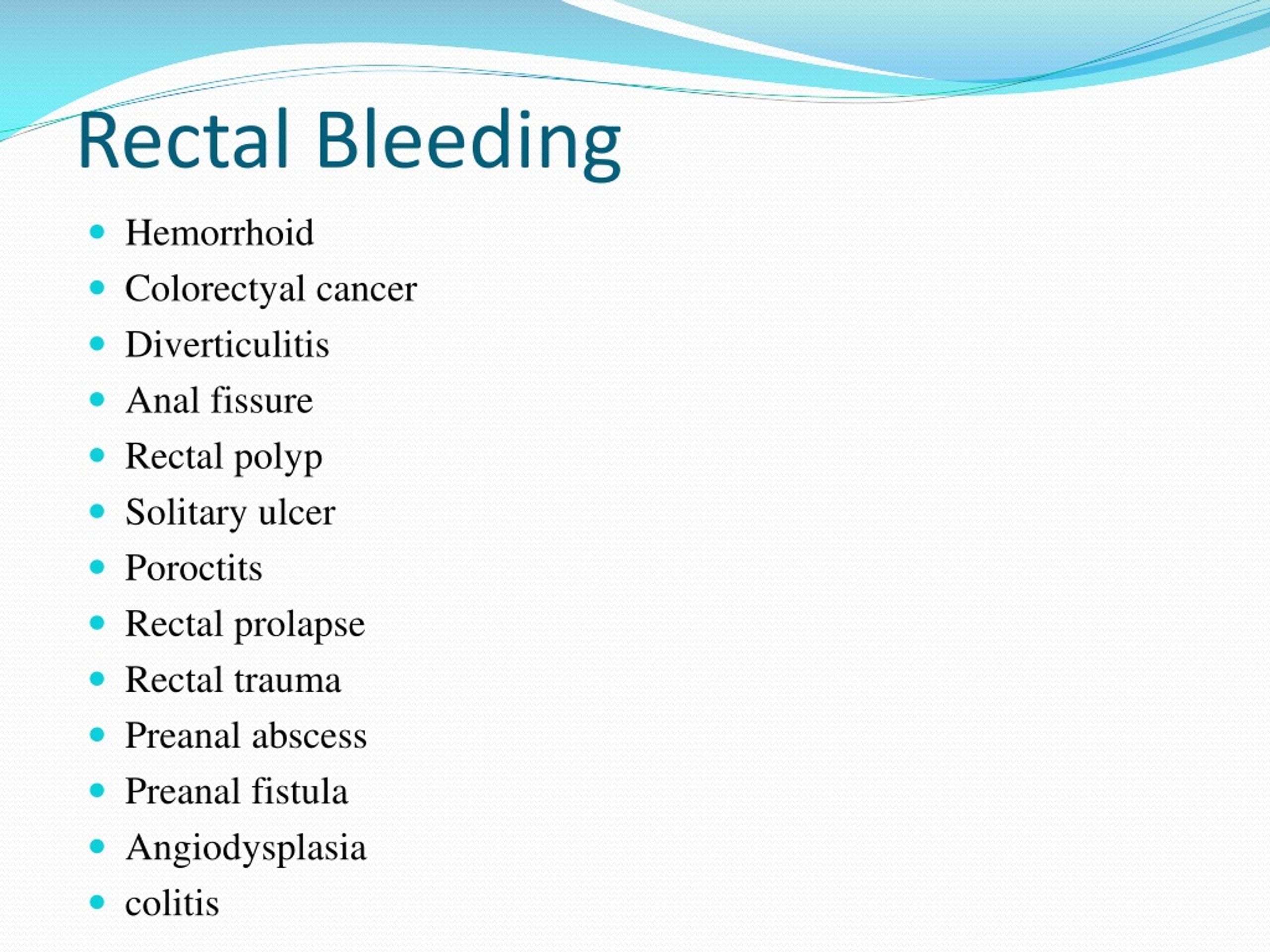 PPT Anorectal Disease PowerPoint Presentation, free download ID8797231