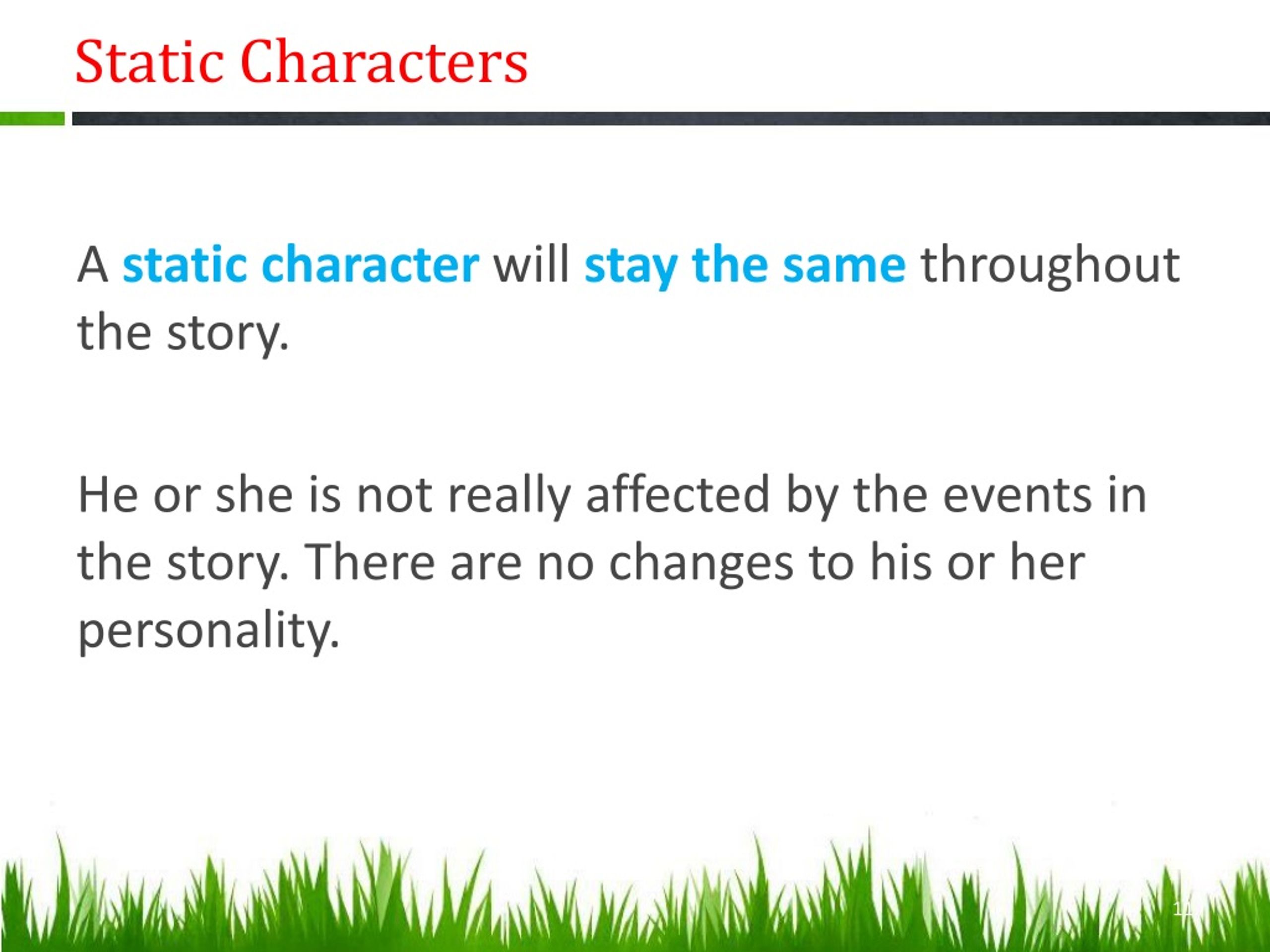 PPT TYPES OF CHARACTERS PowerPoint Presentation, free download ID8803773