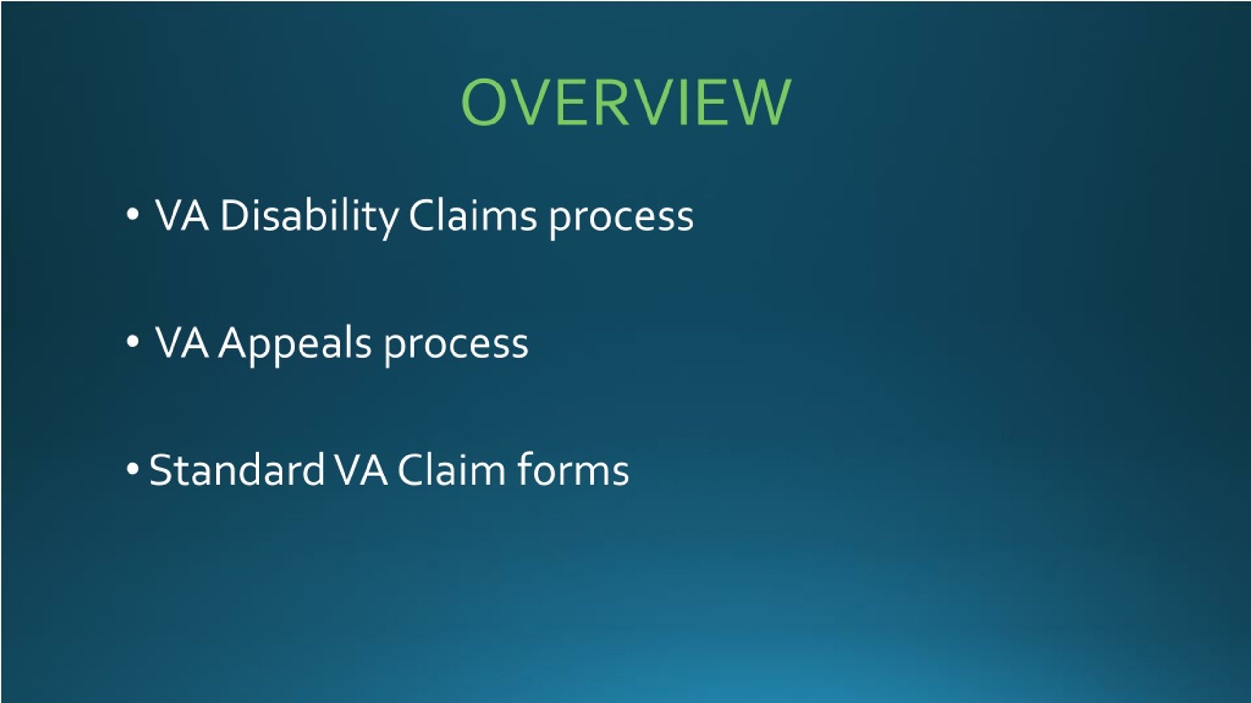 PPT LIFE CYCLE OF A VA CLAIM PowerPoint Presentation, free download