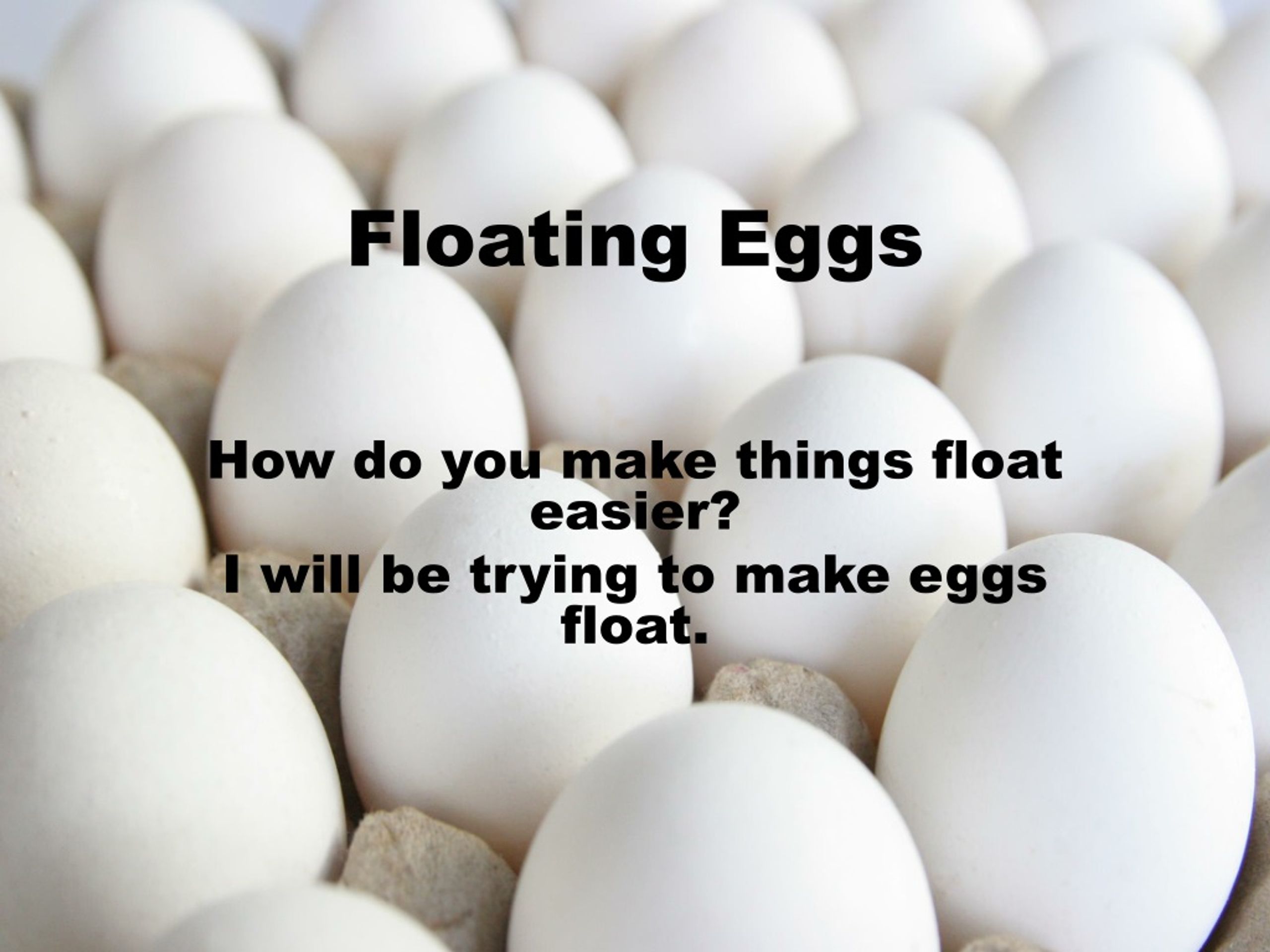 PPT Floating Eggs PowerPoint Presentation, free download ID8824532