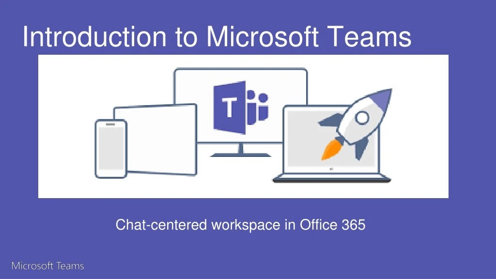 PPT Introduction to Microsoft Teams PowerPoint Presentation, free