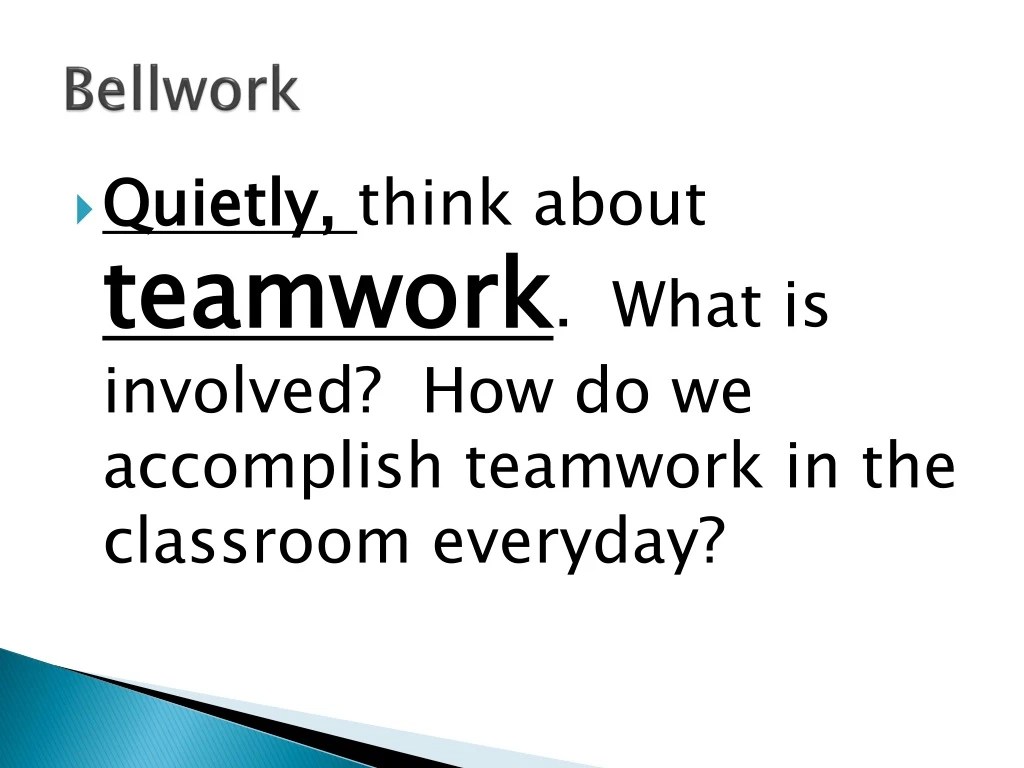 PPT Bellwork PowerPoint Presentation, free download ID8837712