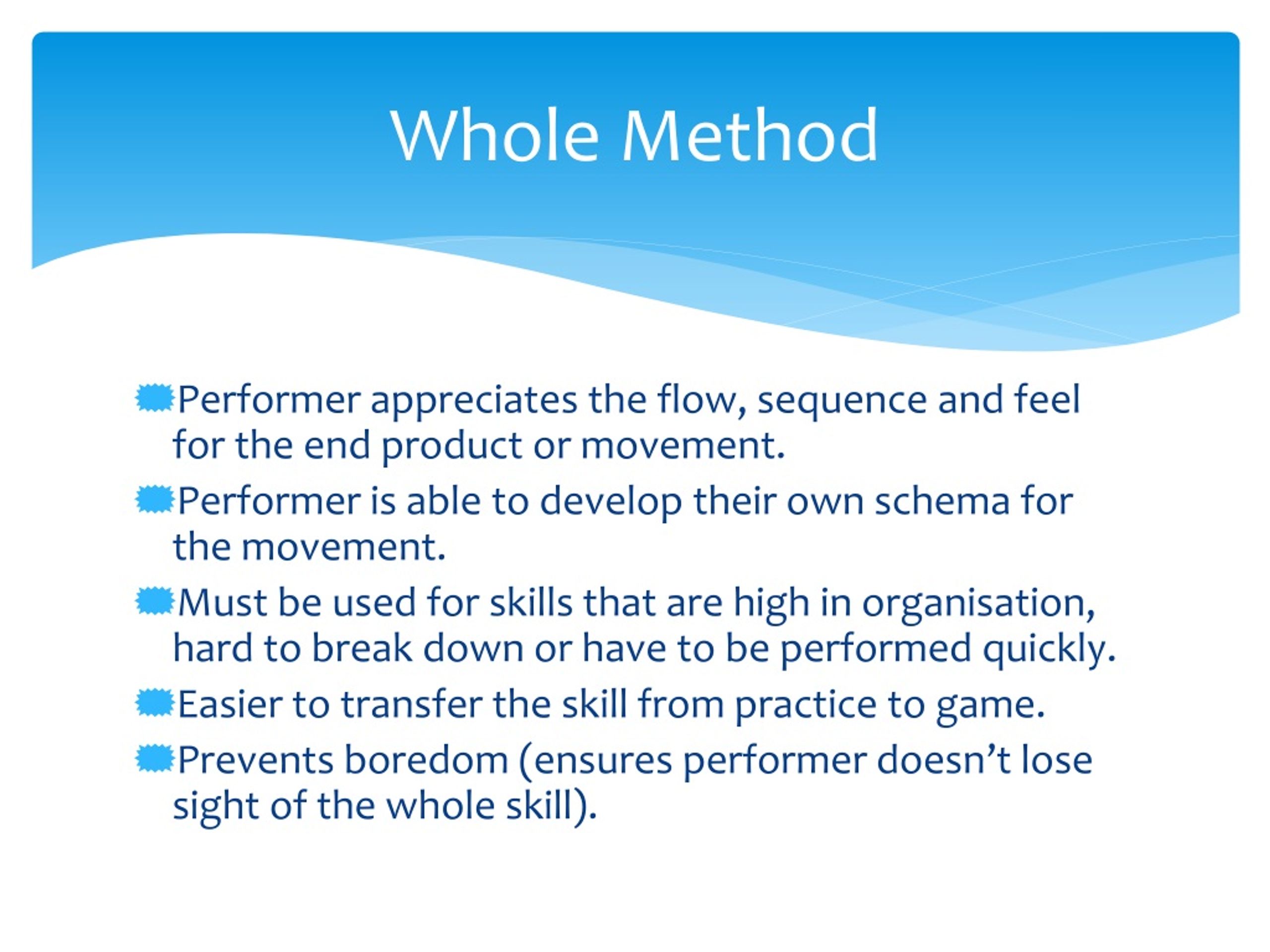 PPT Practical Skill Acquisition Methods of Practice PowerPoint