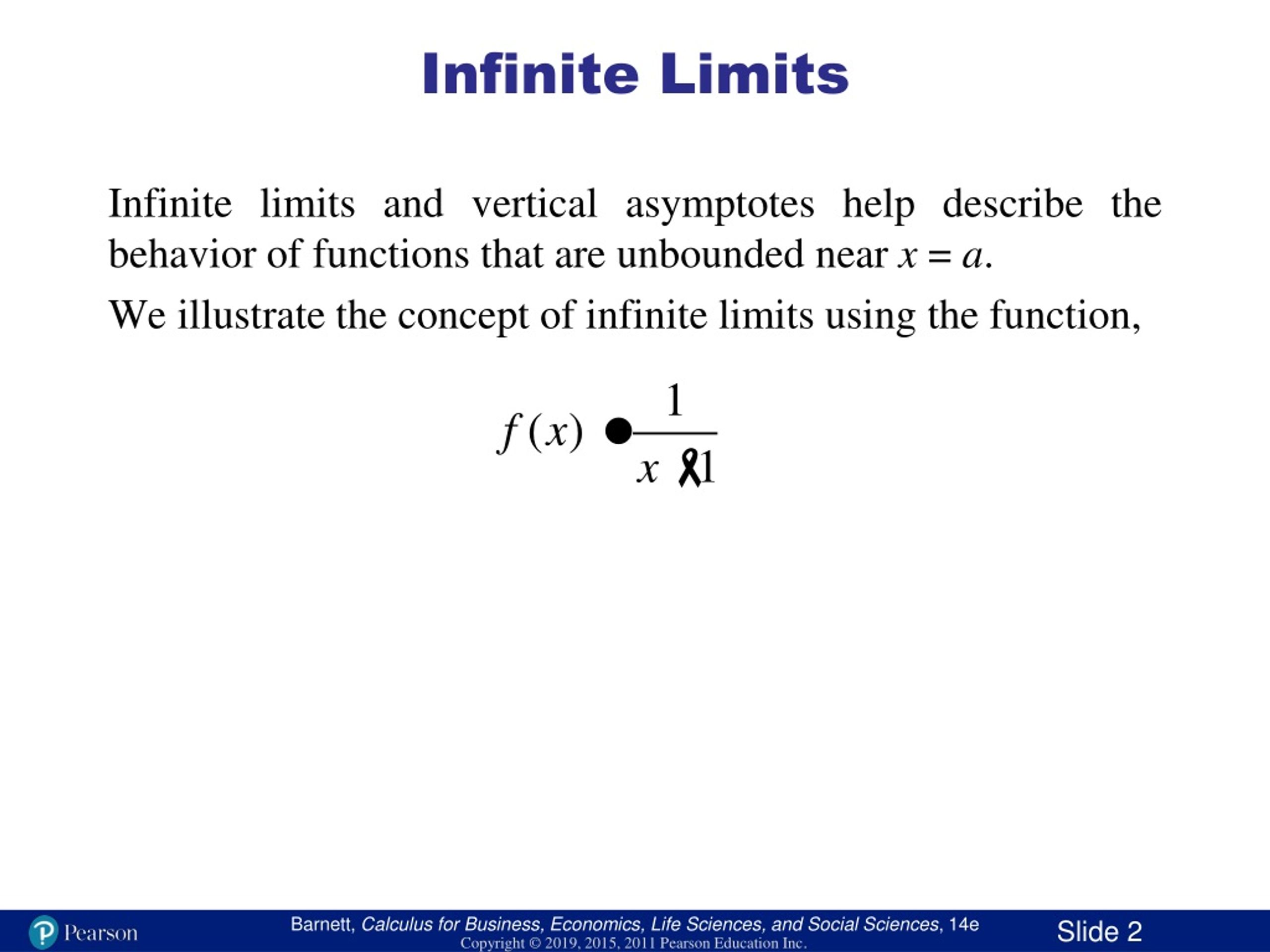 PPT Chapter 2 Limits and the Derivative PowerPoint Presentation, free